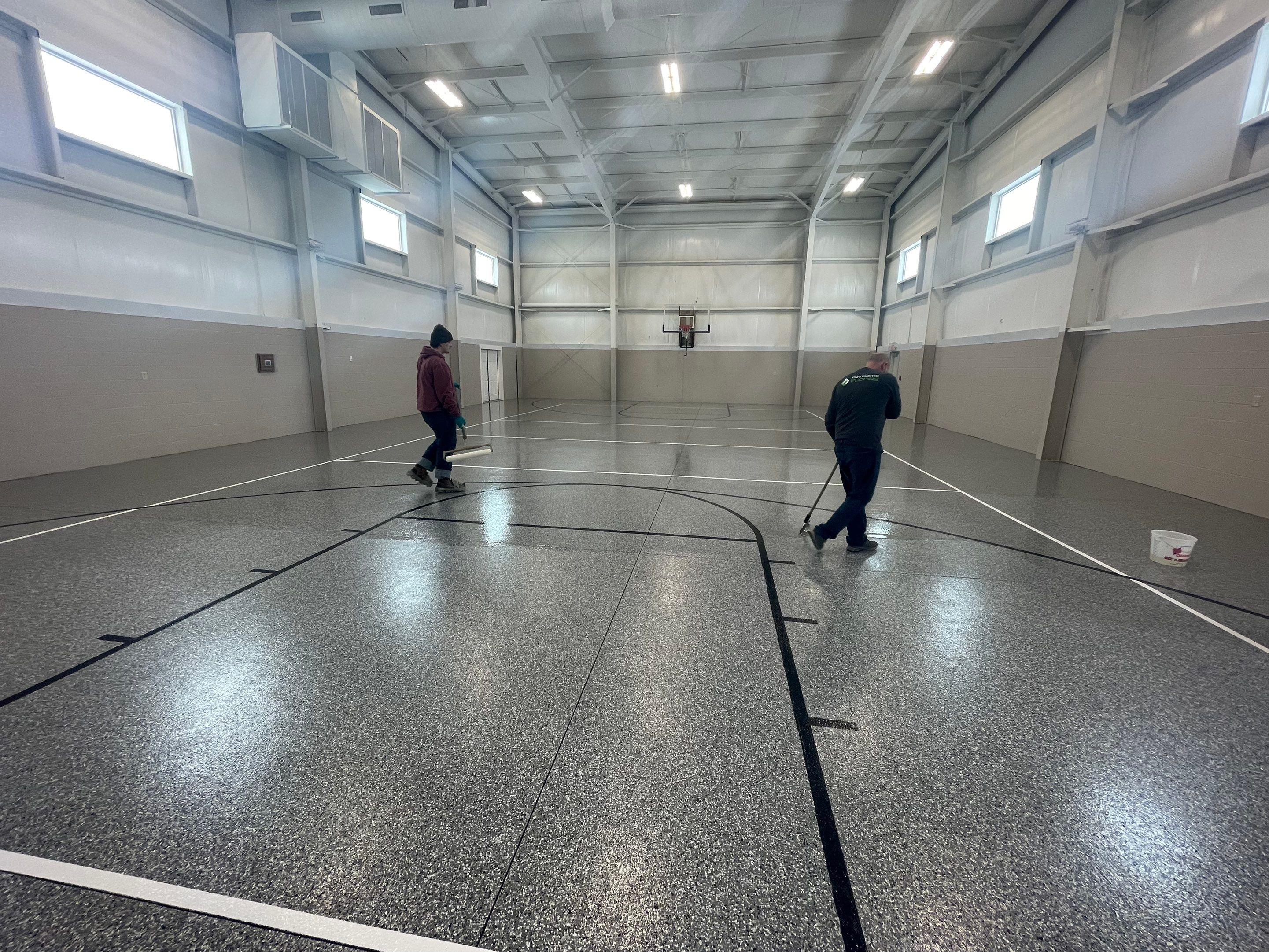 Commerical  using Smoke  by Fantastic Floors by Miller Custom Exteriors 