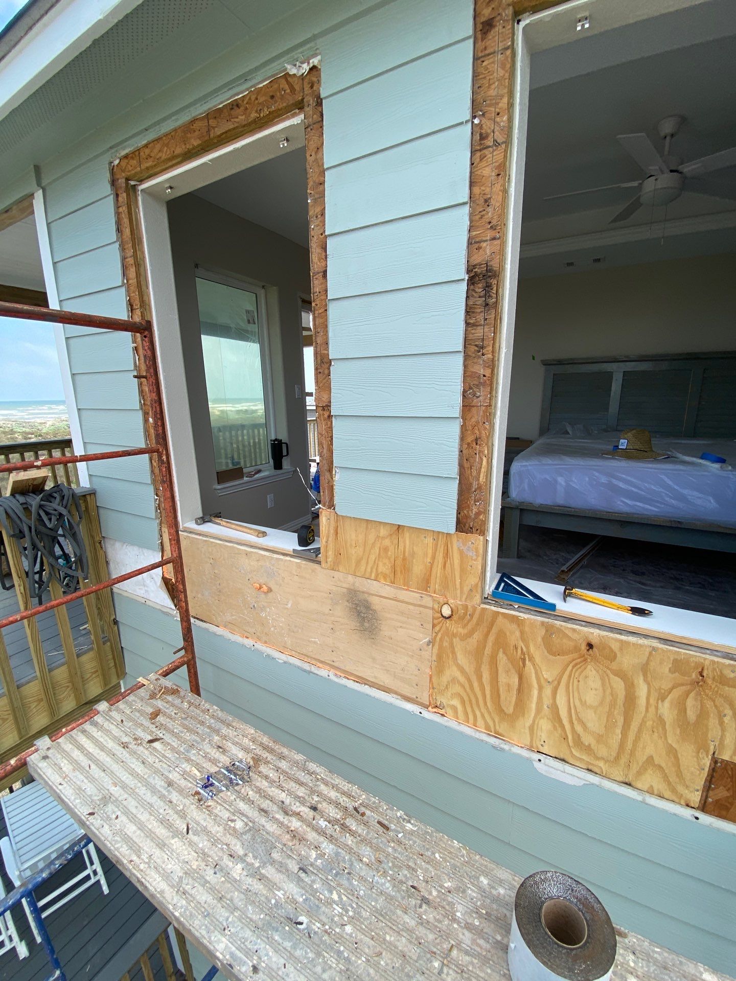 Port A Beachfront Multilevel Deck by Bayfront Roofing and Construction