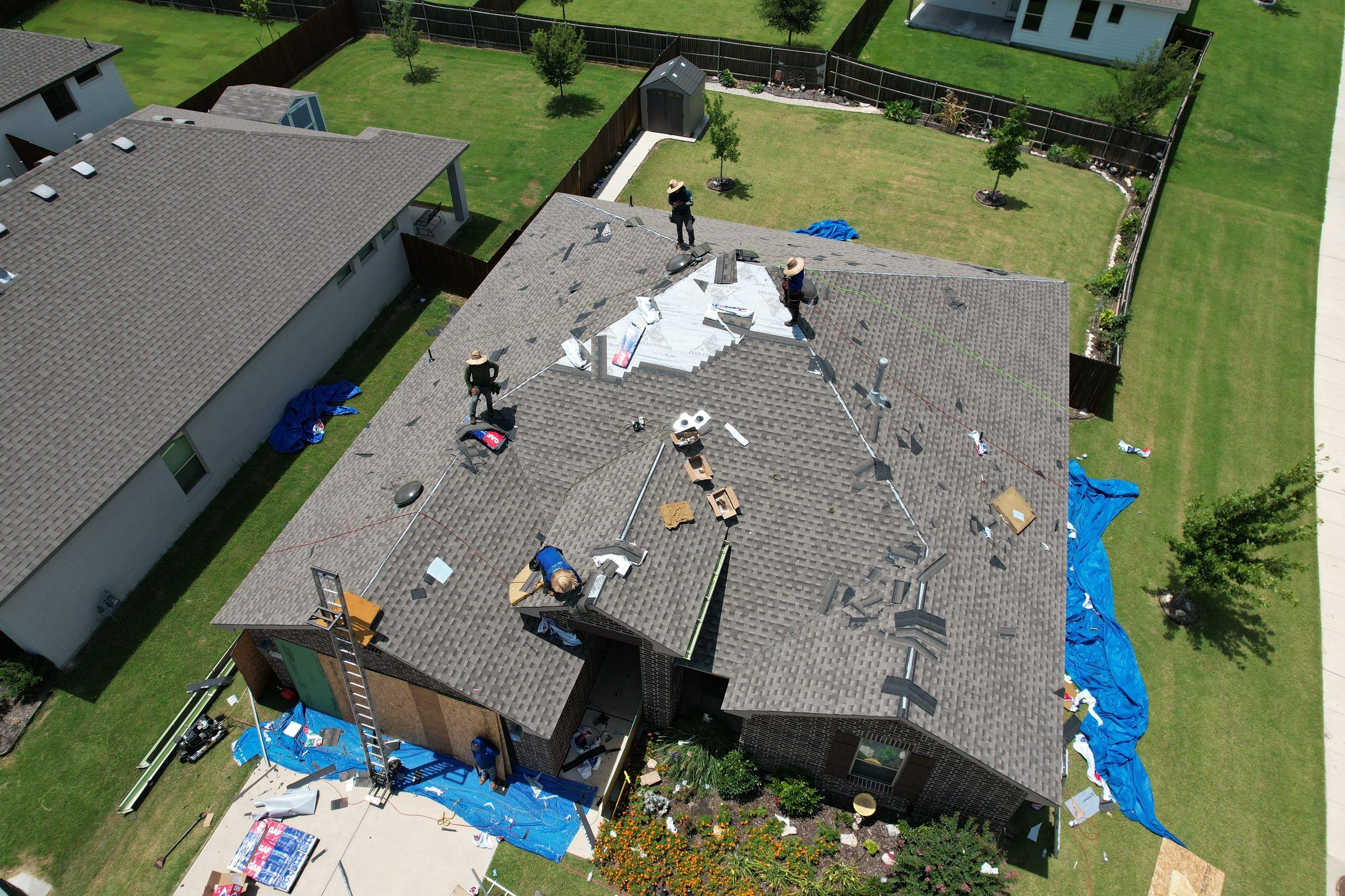 Project in Weatherford  by Zeus Exteriors