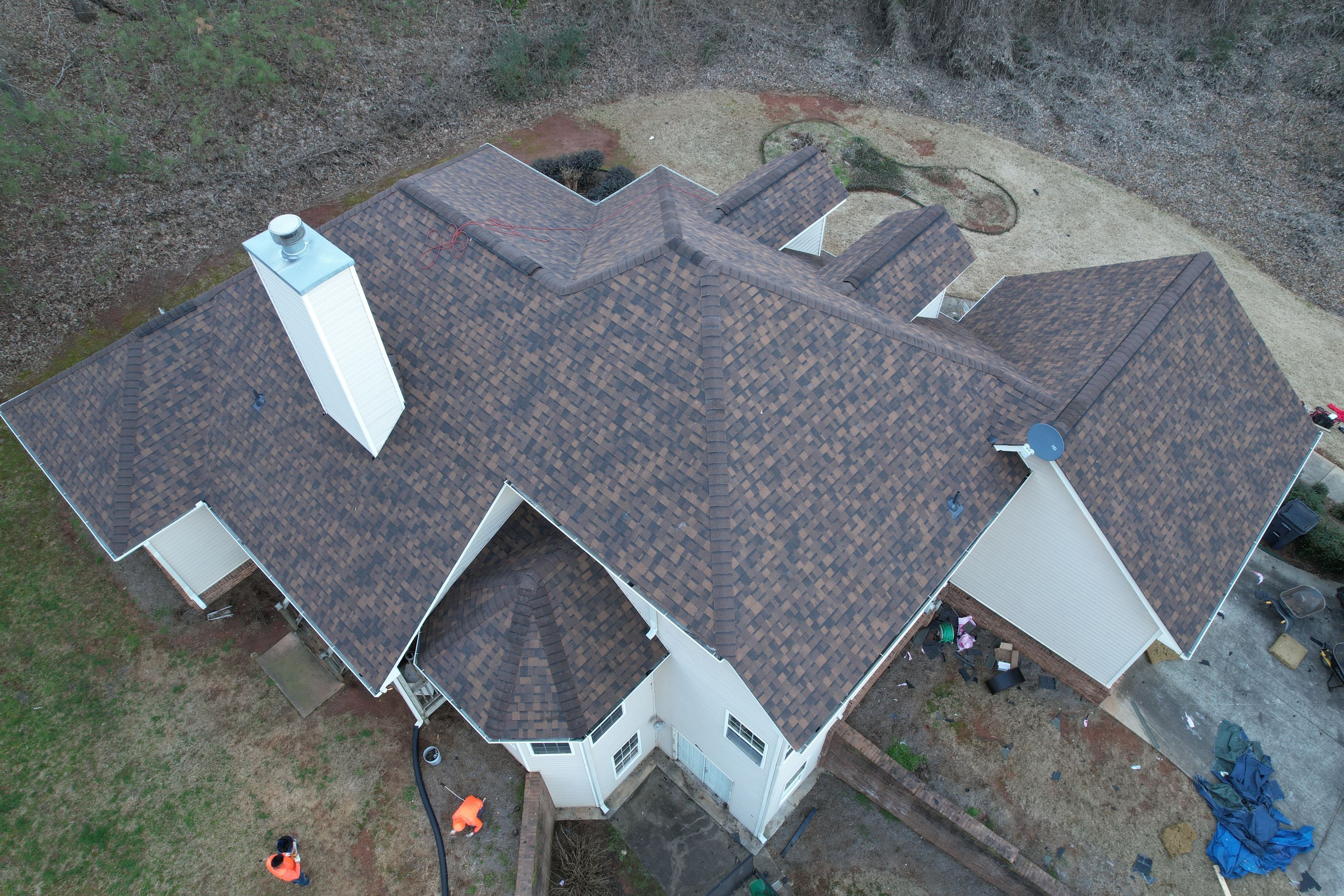 Residential Roofing Installation using Owens Corning by Inspector Roofing and Restoration