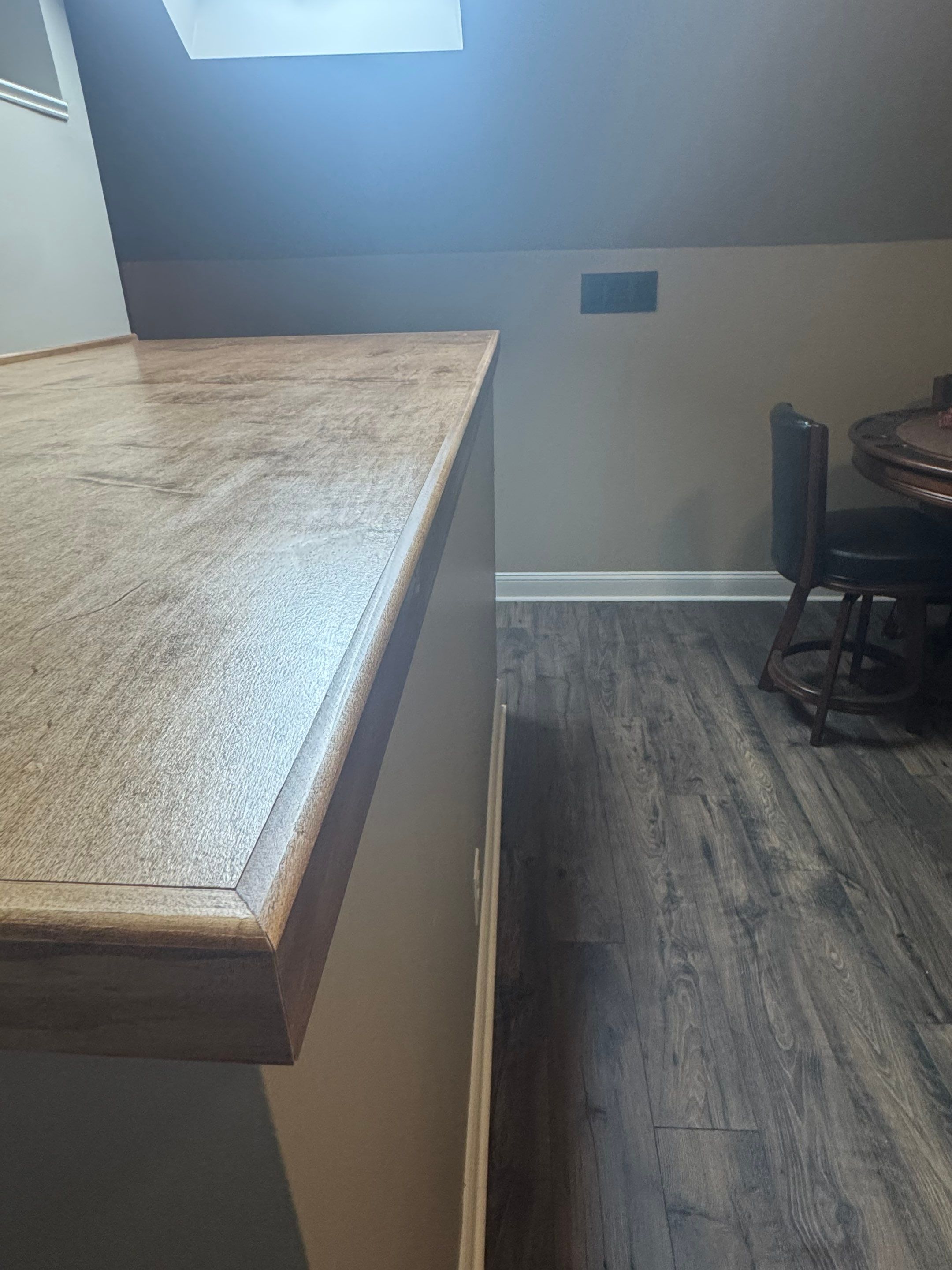 Custom Wood Shelving Transformation in Multiple Spaces! by A Step Above Handy LLC 