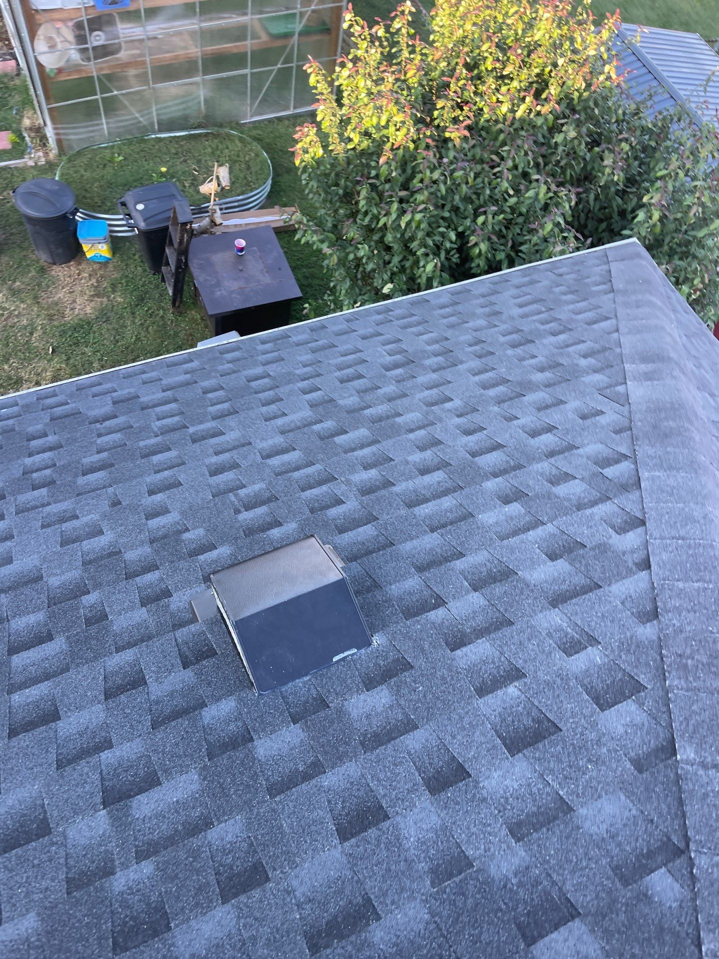 Residential Roofing Installation using GAF Timberline HDZ Charcoal by Rainstoppers Roofing
