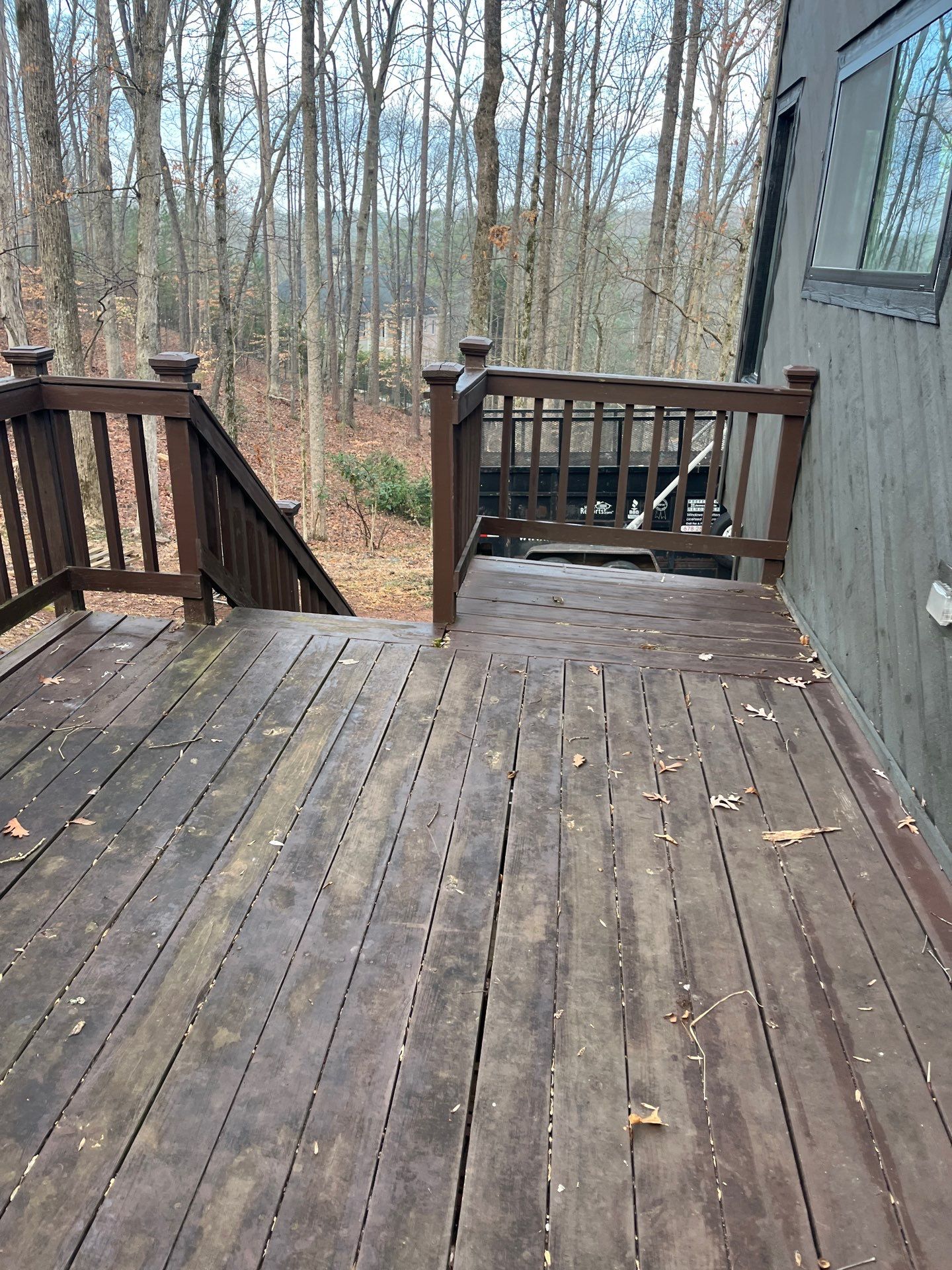 Wood Deck Rebuild in Roswell, GA by Nelson Exteriors 