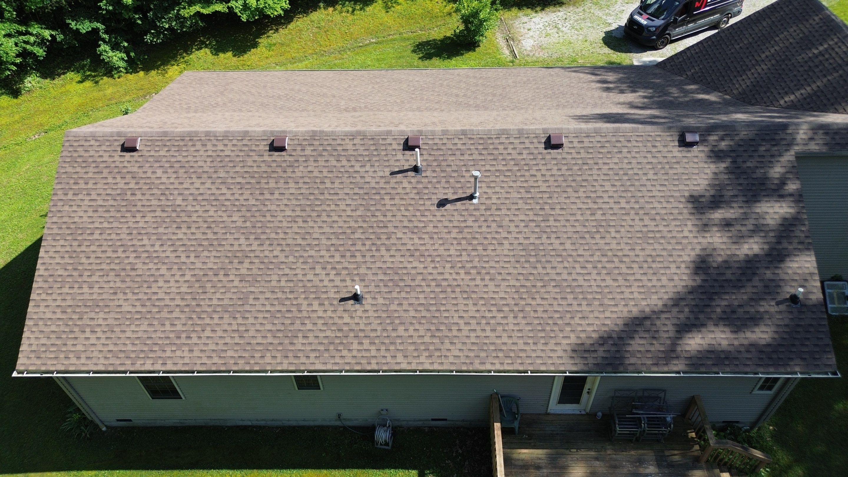 Project in Columbus by Moss Roofing