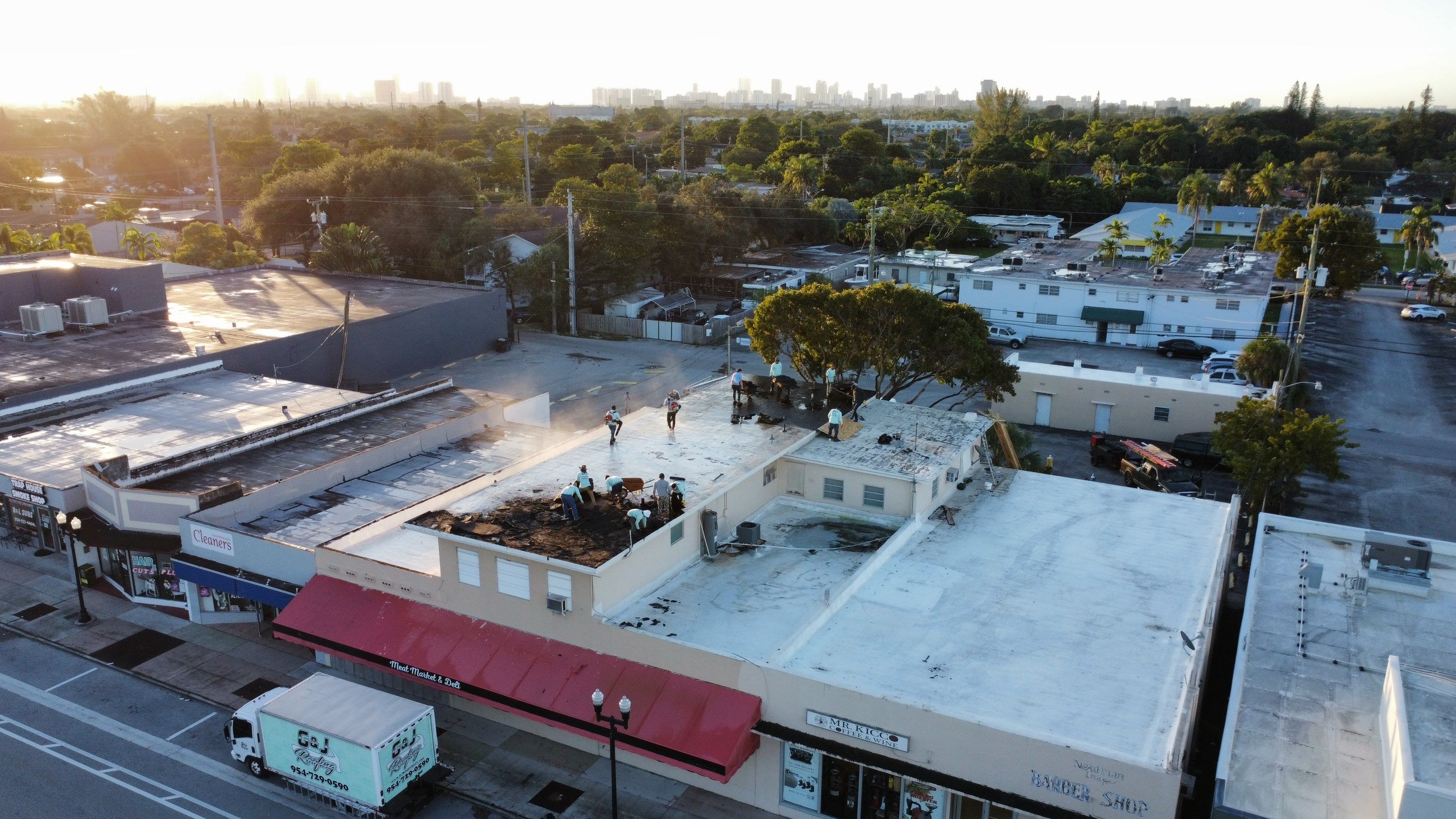 Hollywood Blvd., Hollywood, FL by G&J Roofing 
