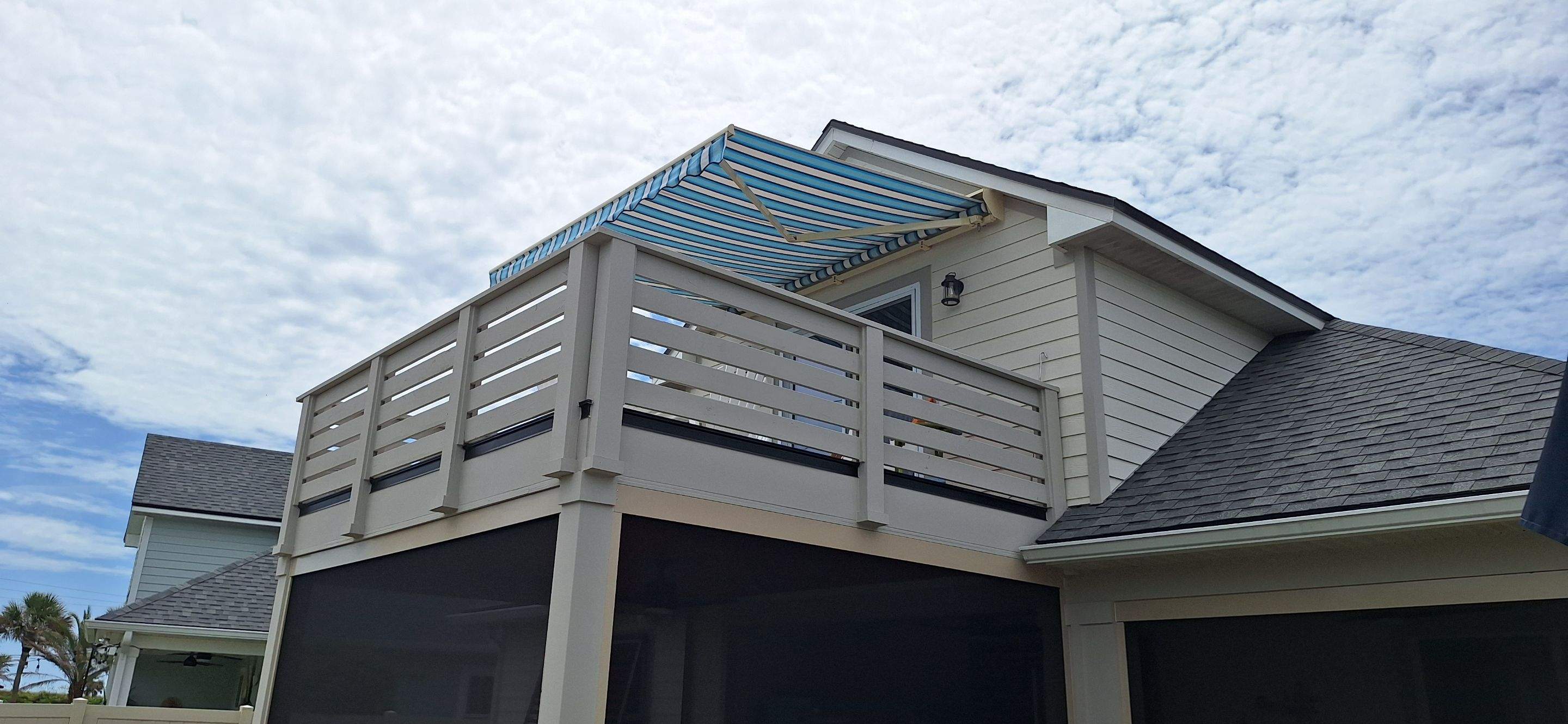 Retractable Awnings - Colonnade Seaglass by Smart Guard Shutters