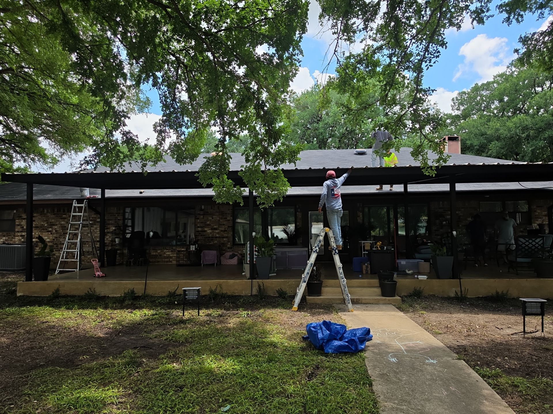 1000sf Patio Cover by REPS Austin Area Roofer