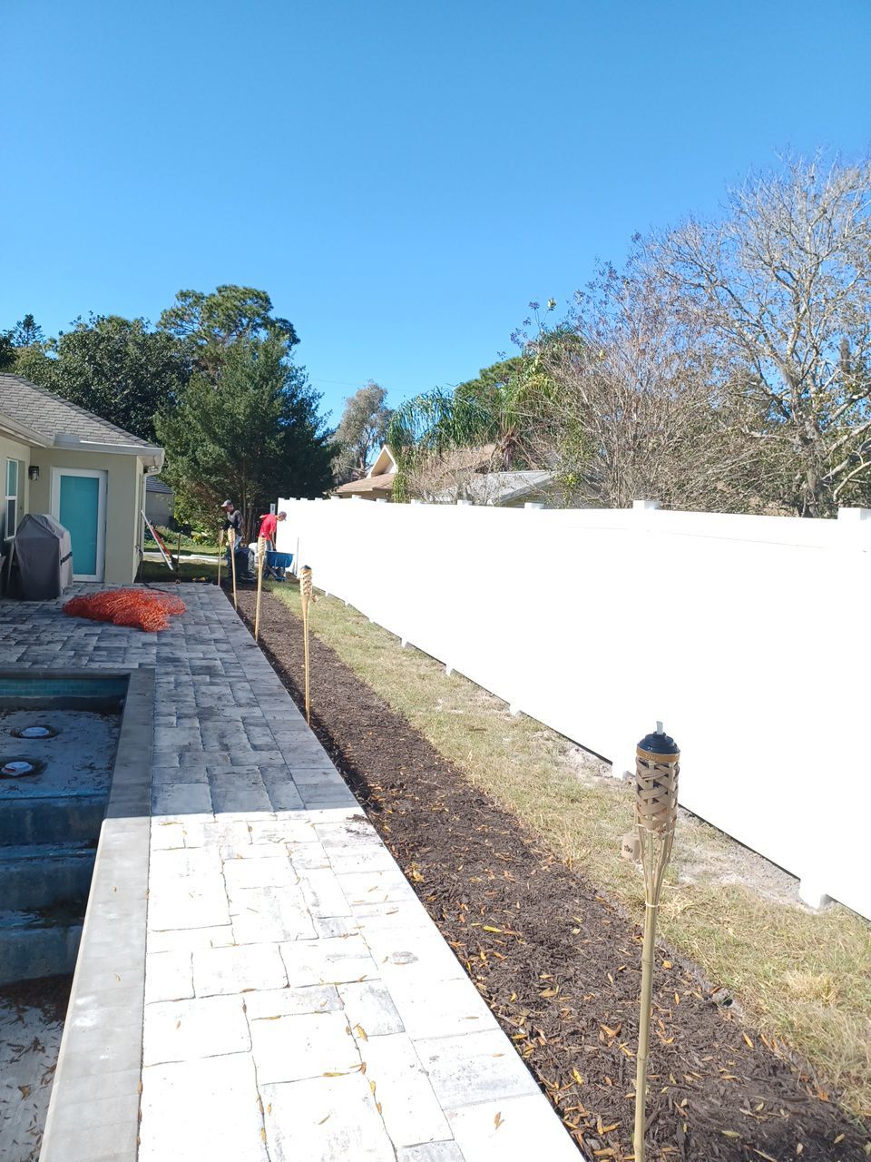Venice, FL 6 ft. Tall White Vinyl Privacy Fence  by Asap fence and gates, LLC