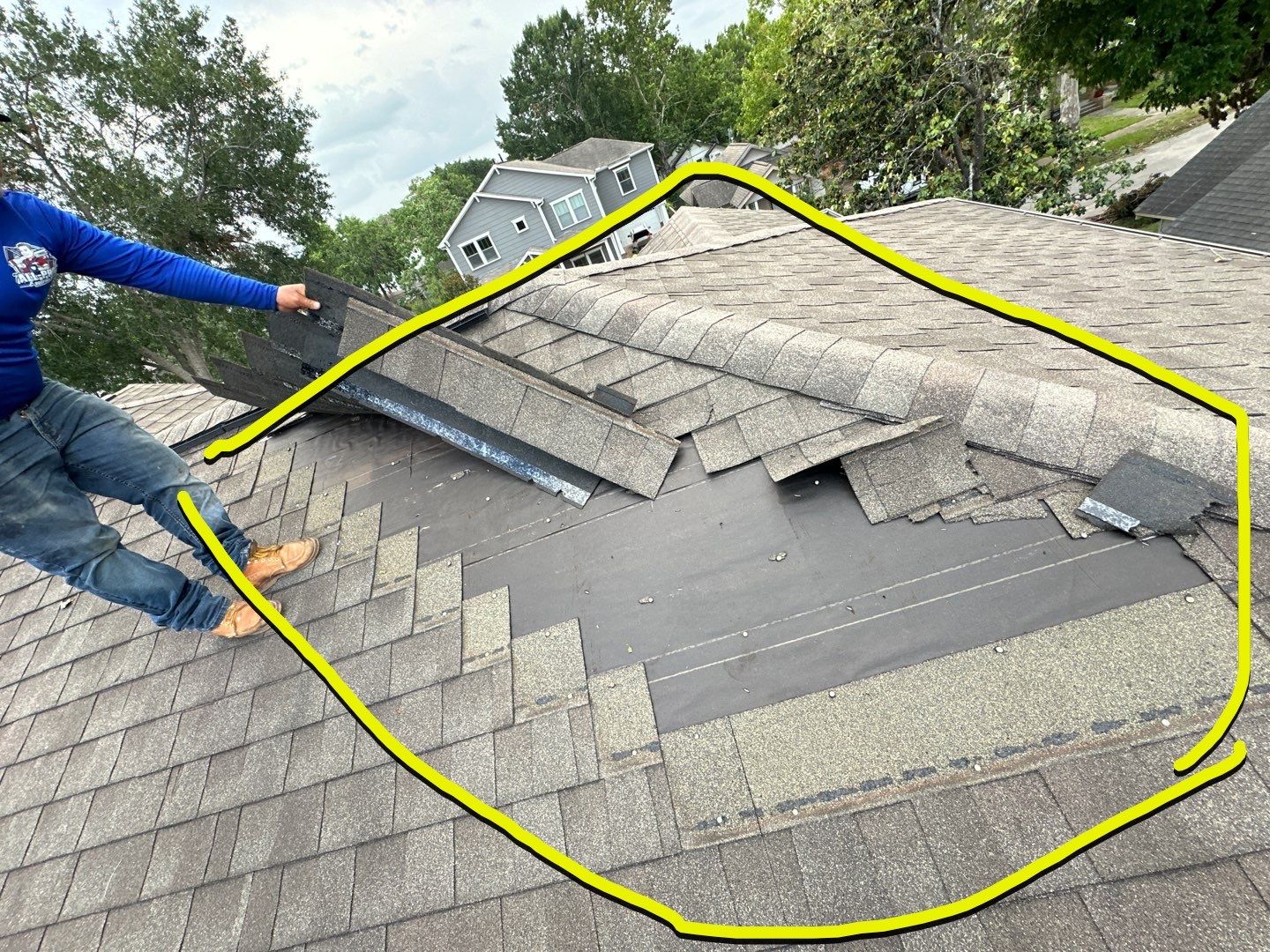 Residential Roofing Repair using Owen's Corning Duration (Lifetime) Shingles by Roof Repair Company