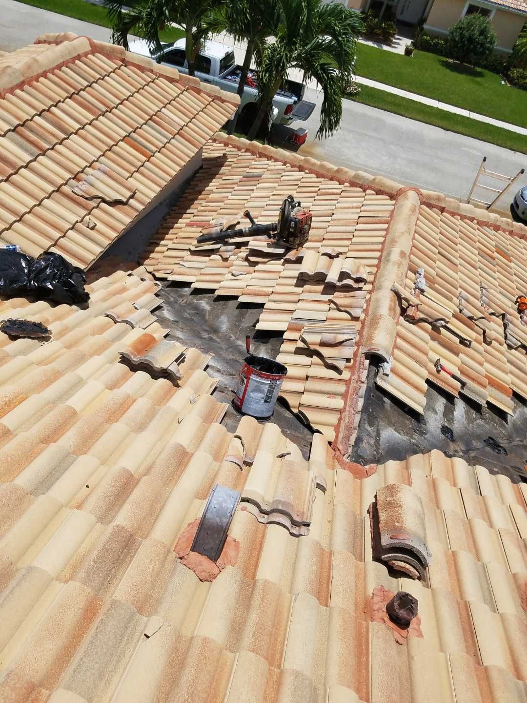 Concrete Tile and Flat Roof Repair in Boynton Beach by Aastro Roofing