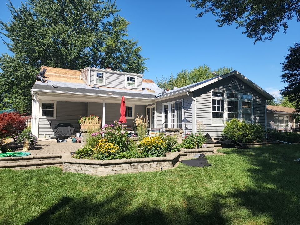 Residential Roofing Installation using GAF Timberline HDZ Charcoal by Nitro Roofing and Construction
