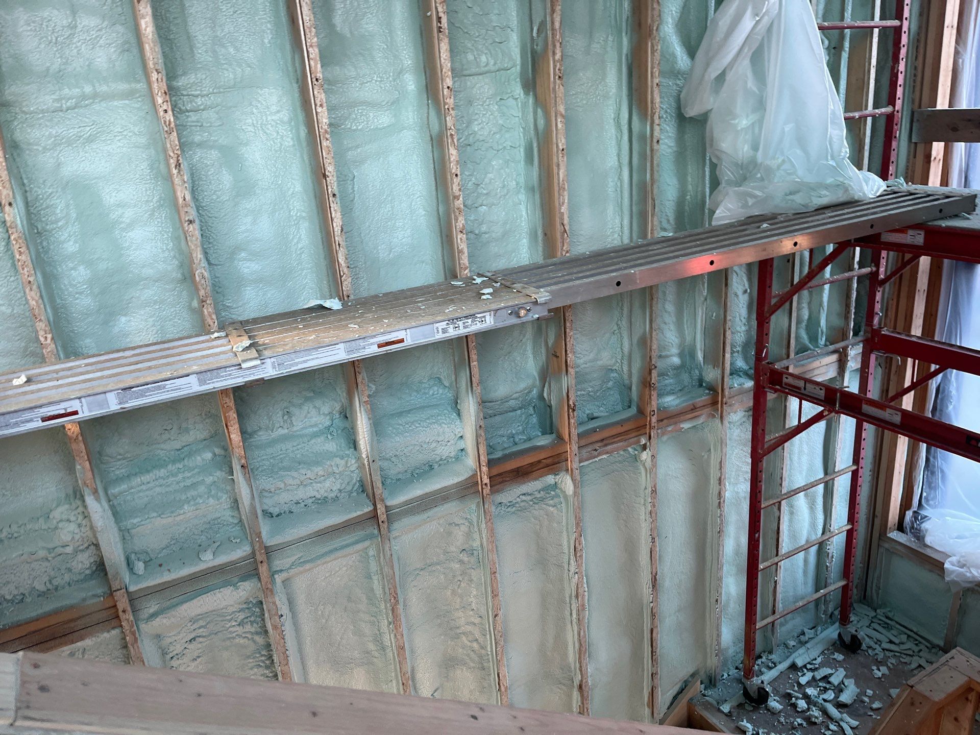 New Construction using Closed Cell Spray Foam by NYS Foam & Energy