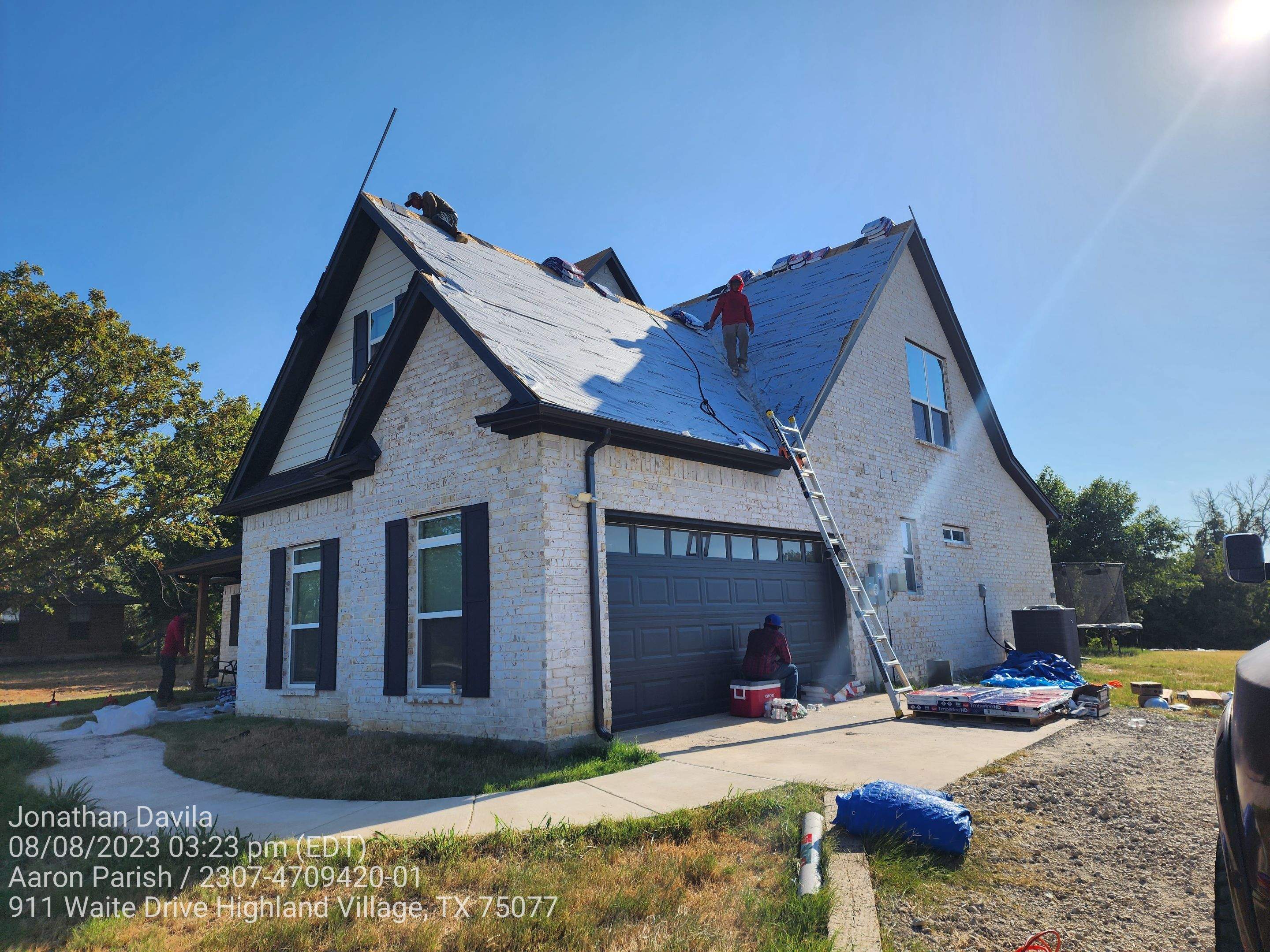 Project in Highland Village by Zeus Exteriors