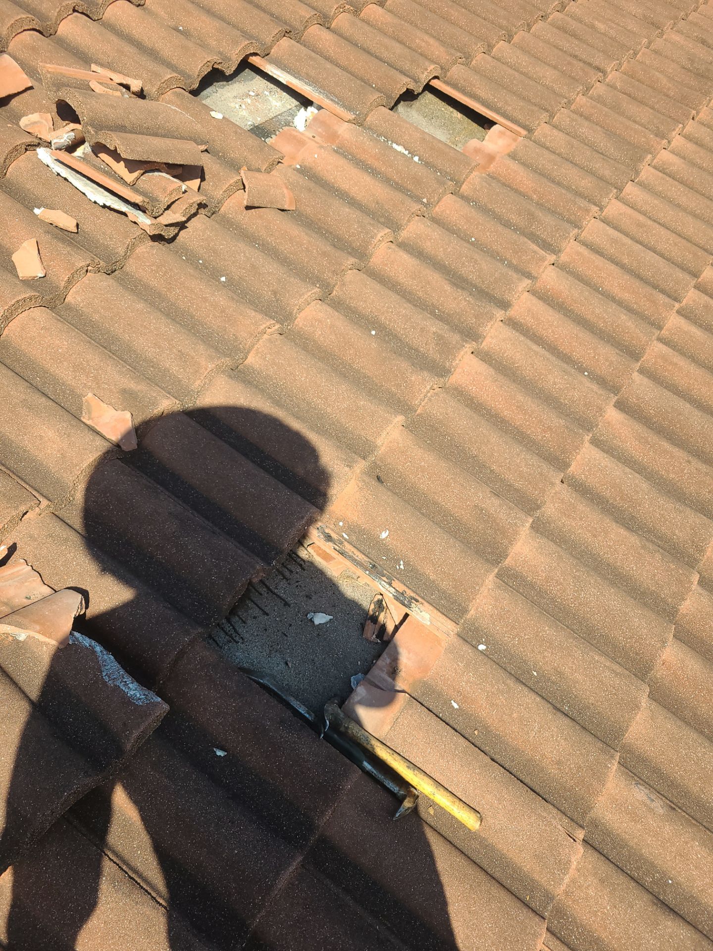 Concrete Tile Roof Repair and Ridge Cap Maintenance in Hypoluxo by Aastro Roofing