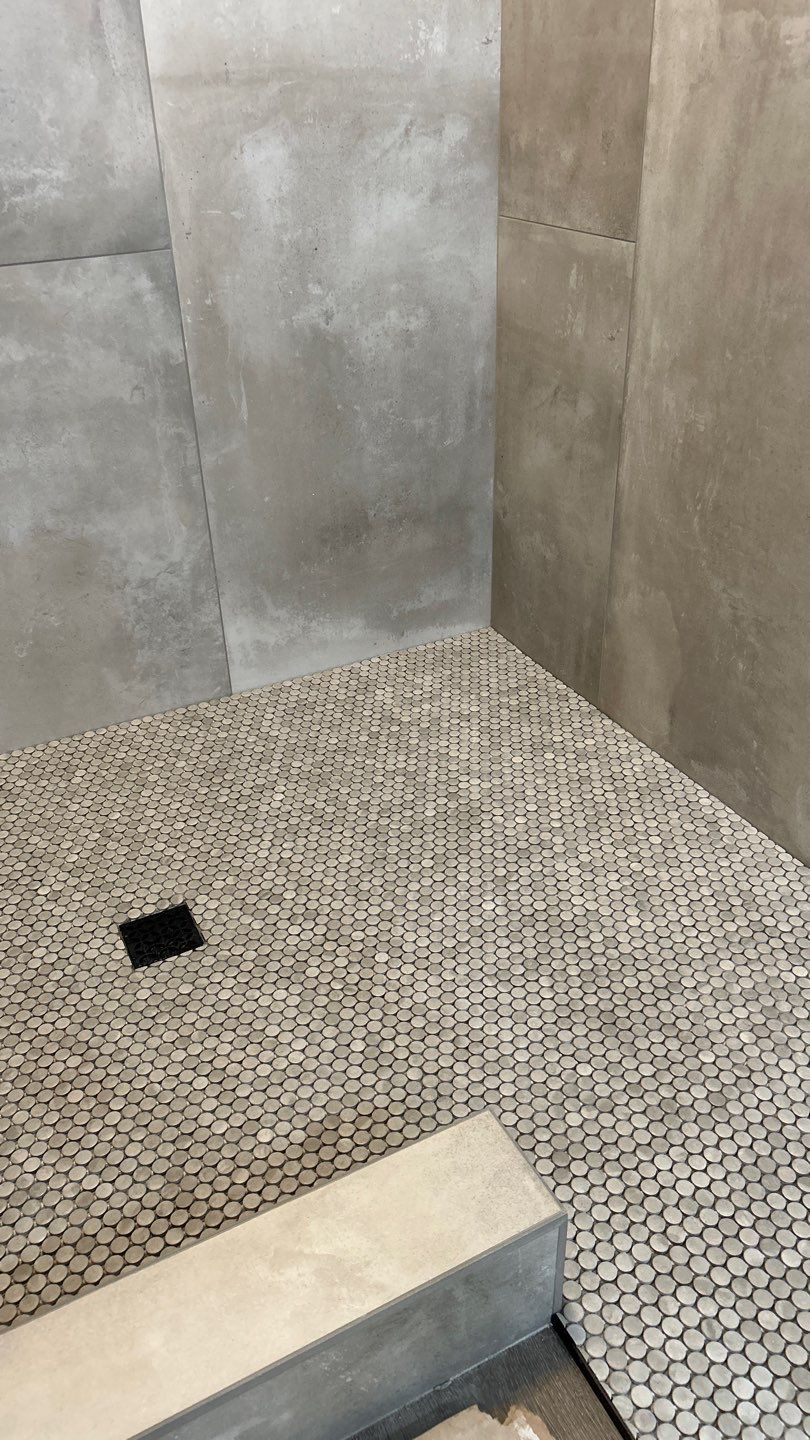 Stunning Tile Shower Installation  by Footprints Floors of Nashville
