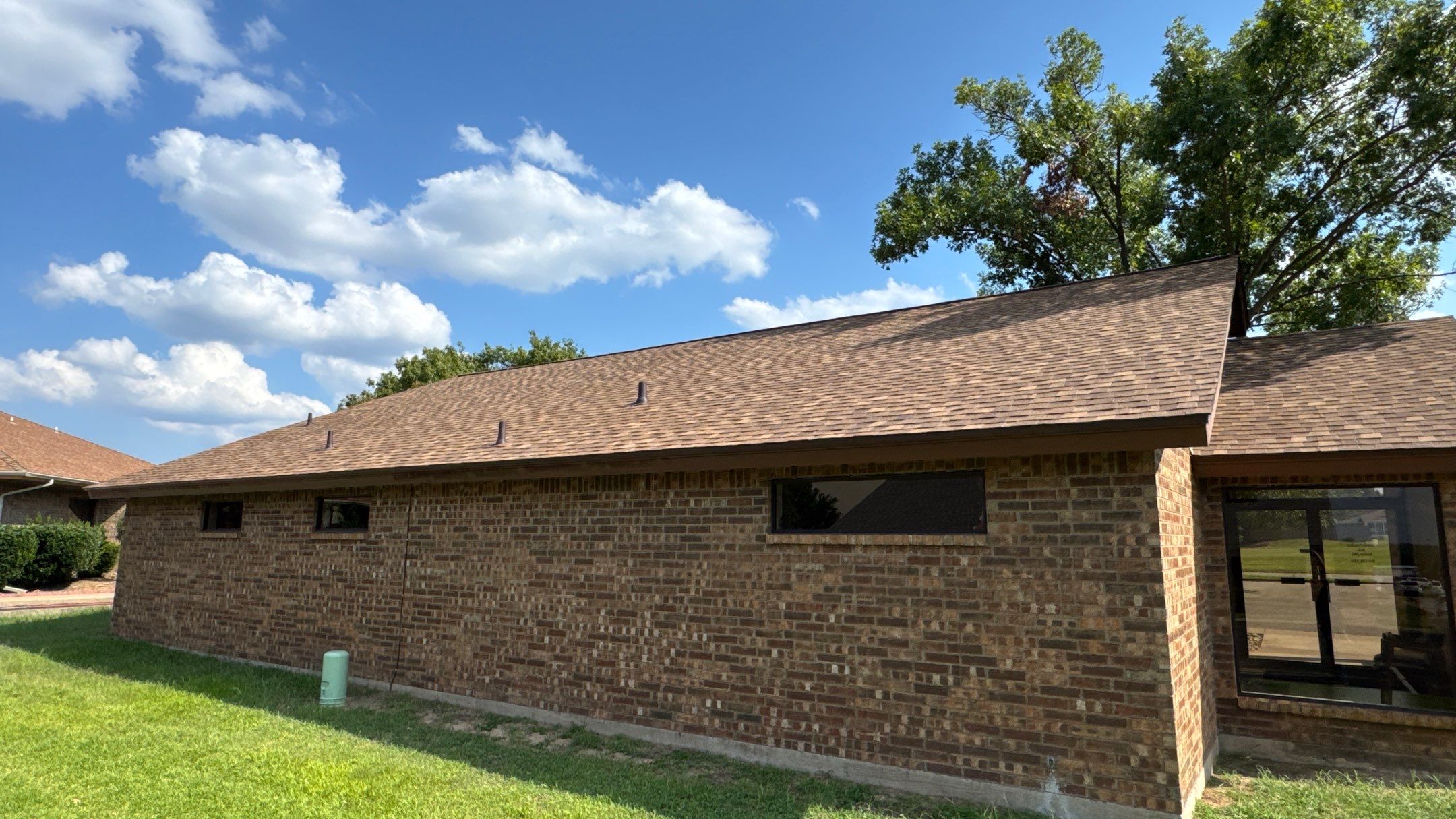 Commercial Roof Replacement using ATLAS StormMaster Shake by Harvey Roofing & Construction