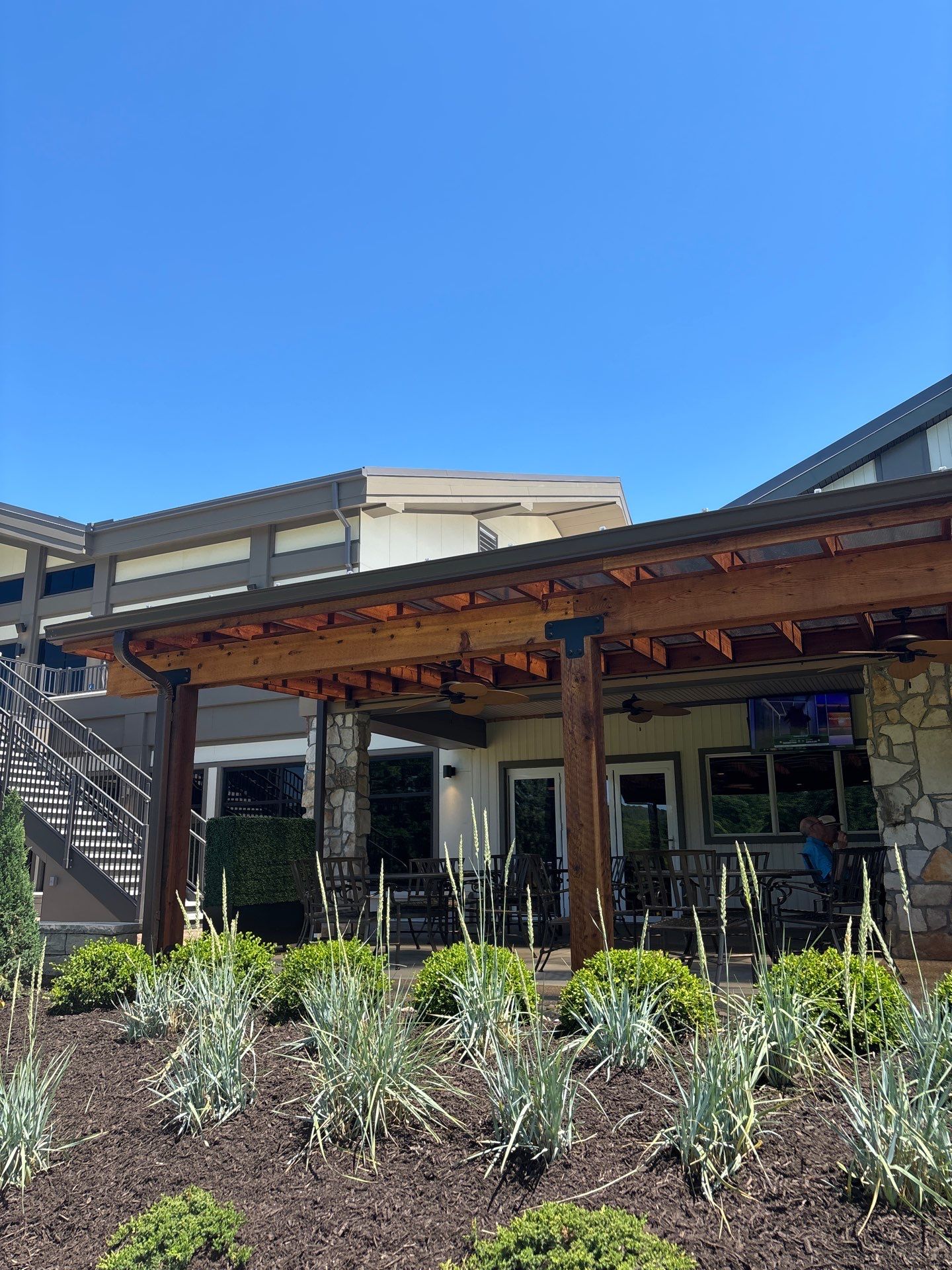 Custom Timber Pergola and Polycarbonate Roof Installation in Canonsburg by Cousins Roofing Siding & Decks