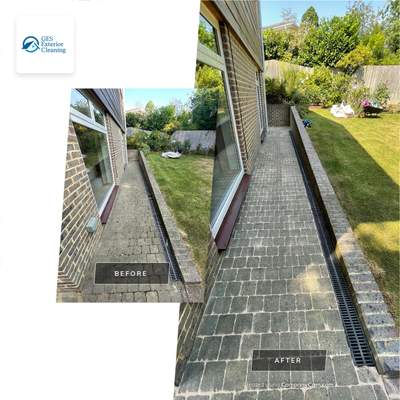 Patio Clean using honda 21 ltr/min