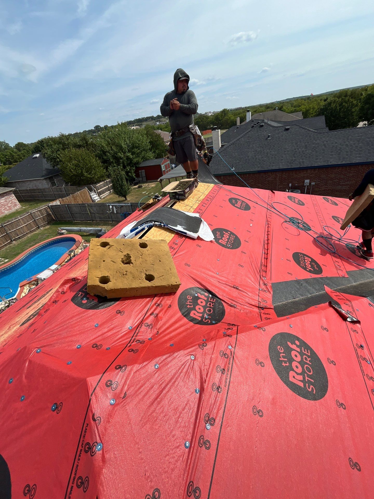 USAA Approved Reroof Project by Berry Good Roofing 
