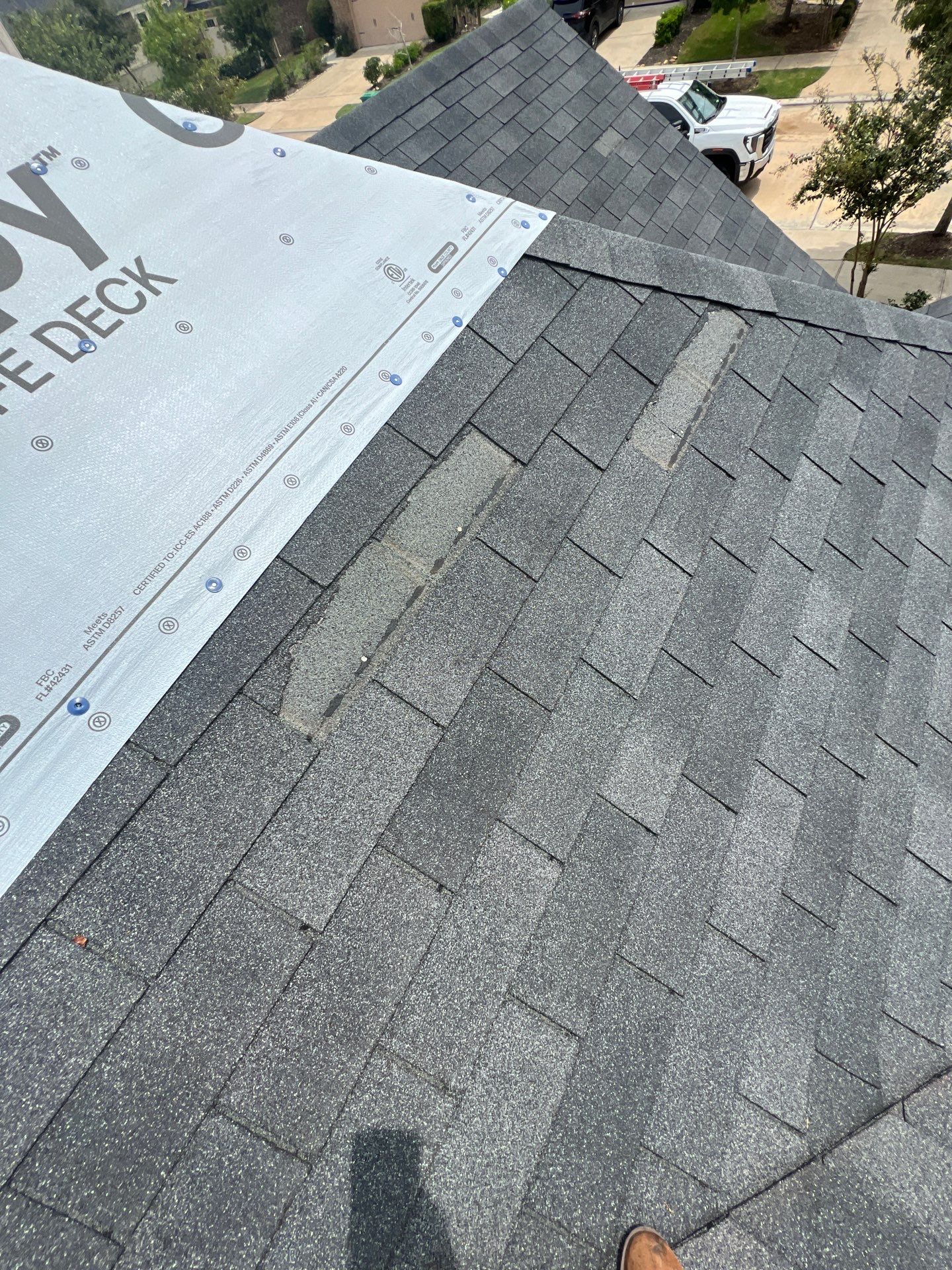 Residential Roofing Repair using Owen's Corning Duration (Lifetime) Shingles by Roof Repair Company