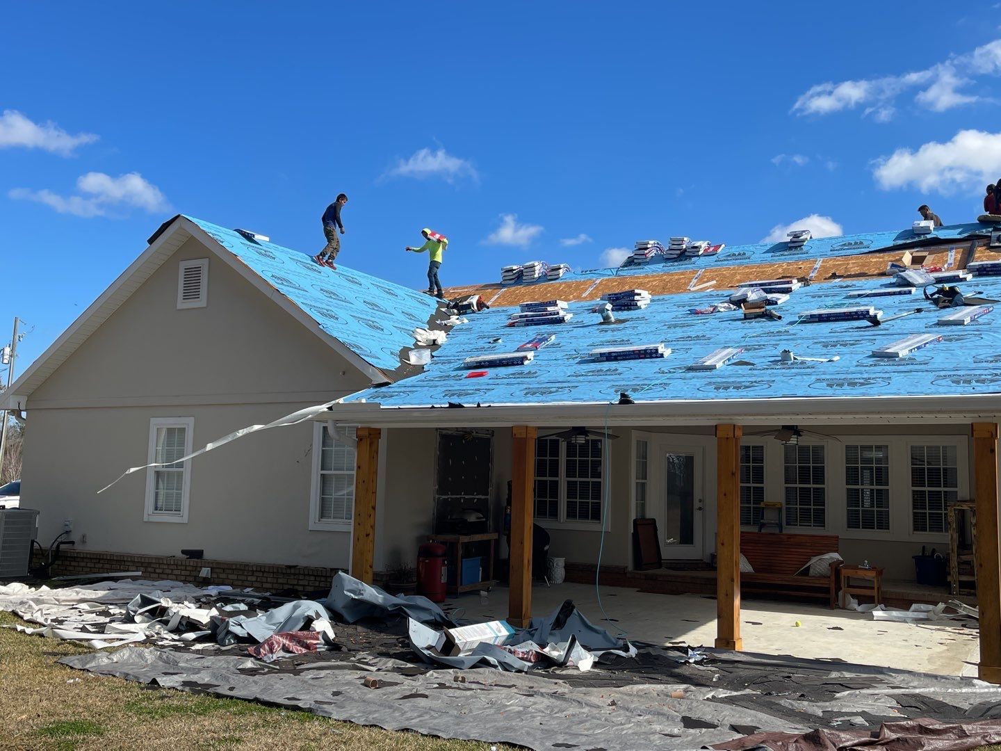 Residential Roofing Installation using Roof Replacement by American Roofing & Construction LLC