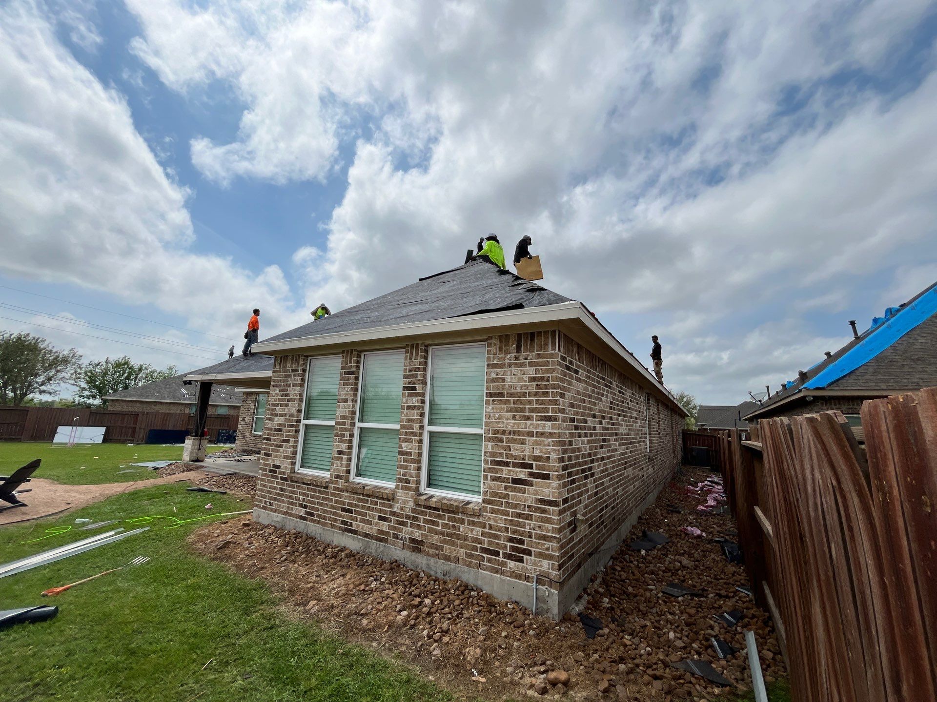 Hail Damage using Owen's Corning Duration (Lifetime) Shingles by Roof Repair Services LLC