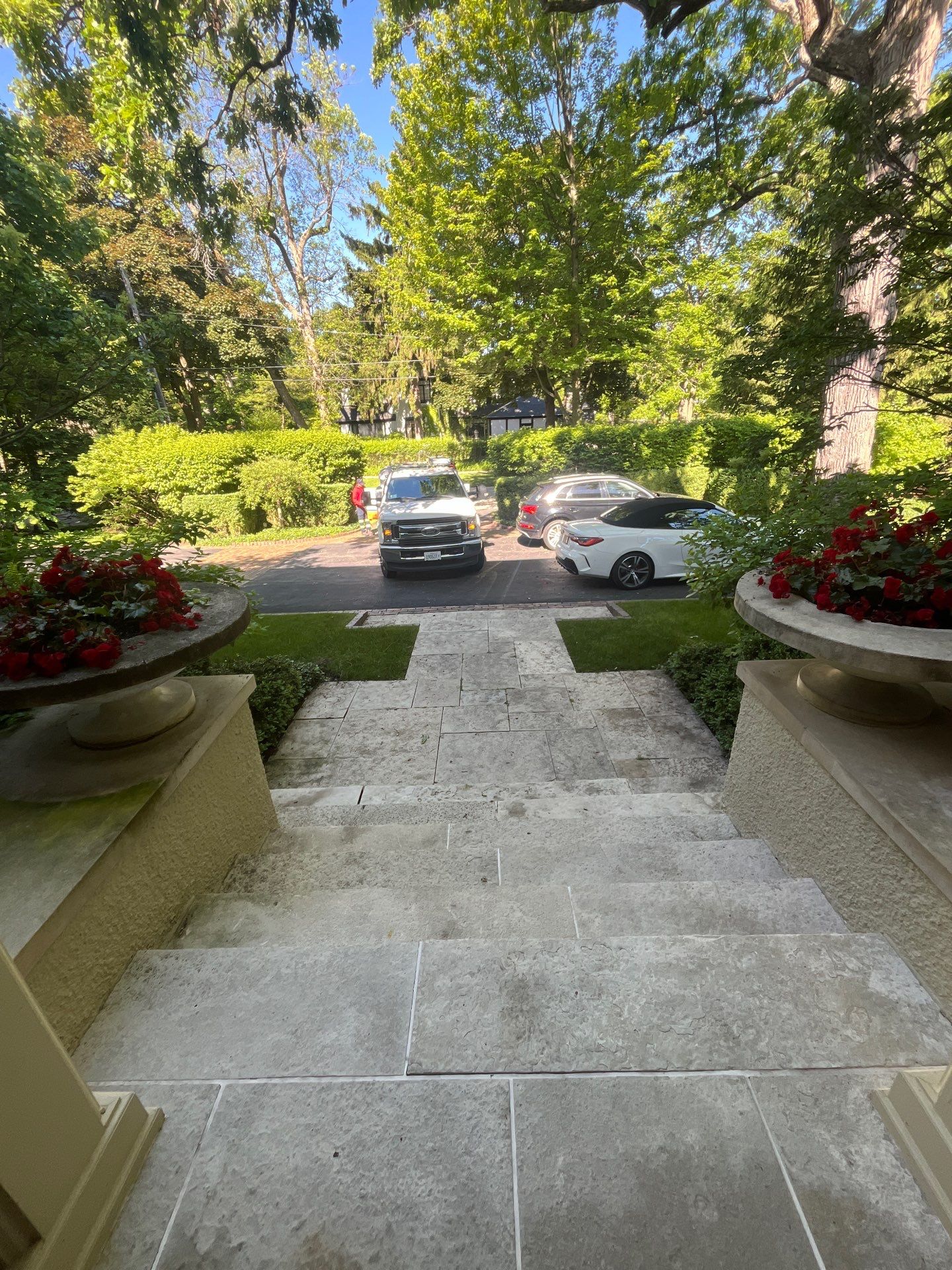 Natural Stone Surface Pressure Washing by Northern Power Washing LLC.