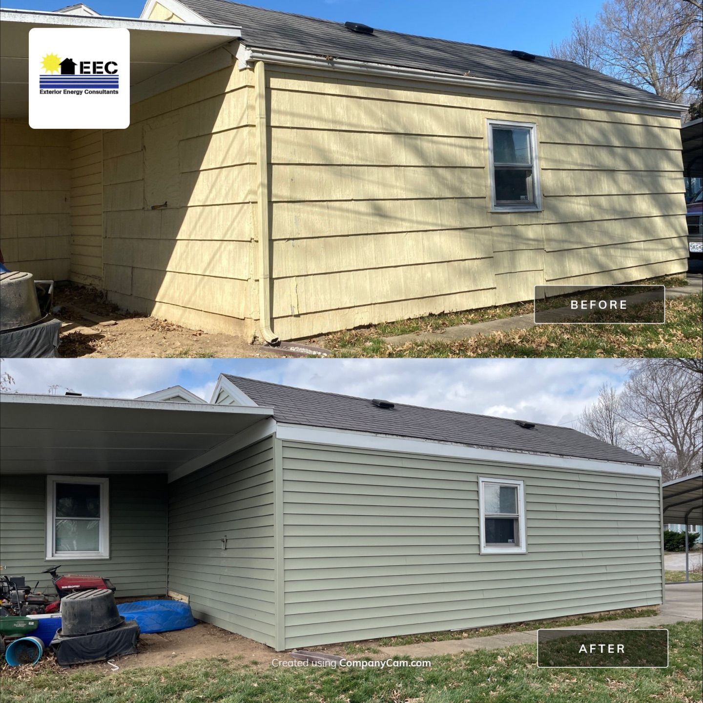 Out with old in with the new! by EEC  Windows, Siding & Roofing 