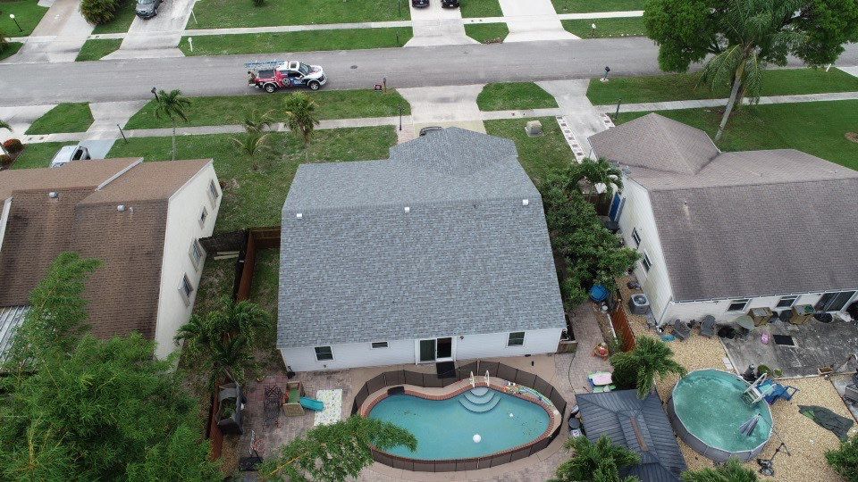 Shingle Re-Roof in West Palm by First Due Roofing