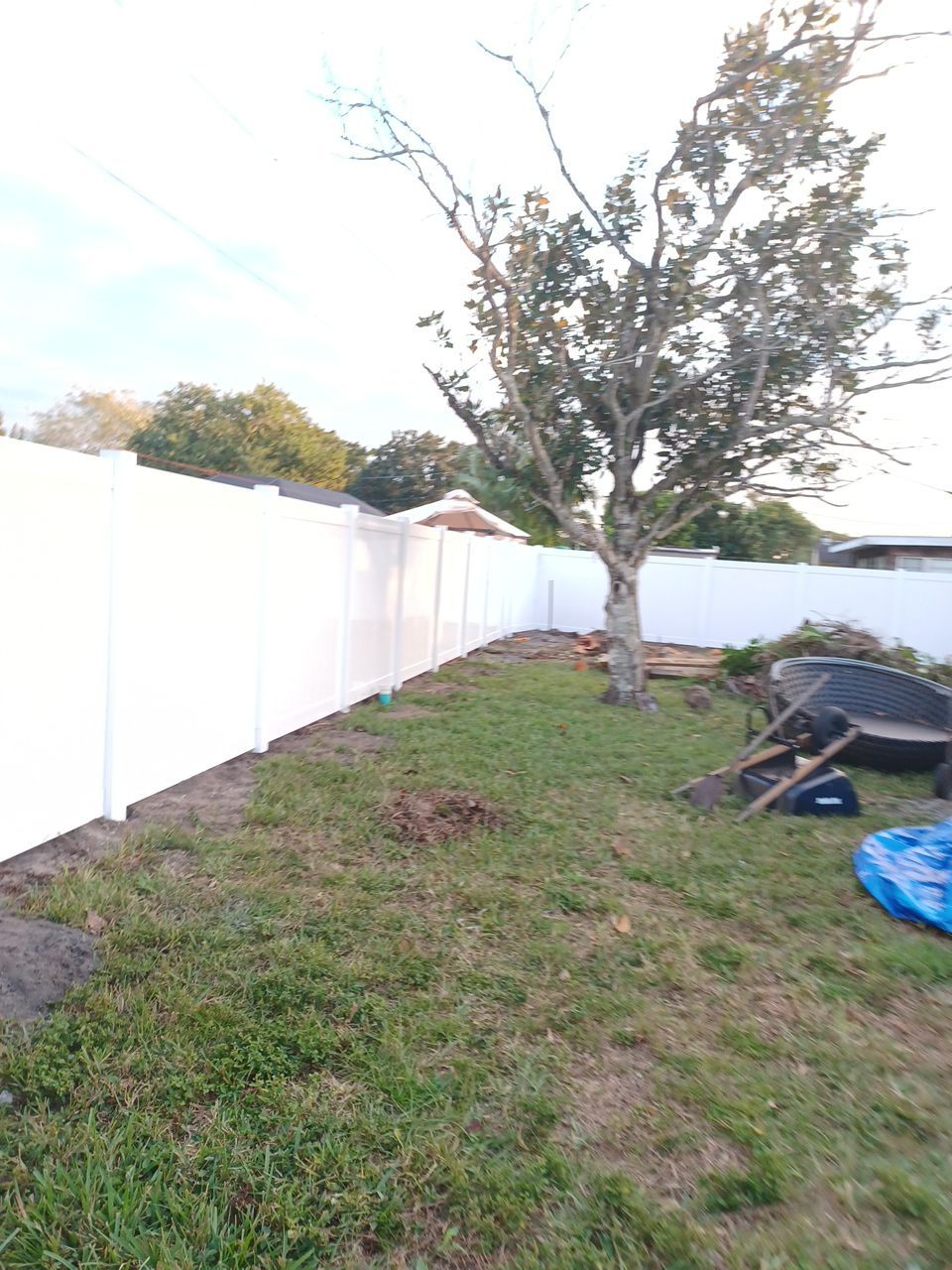 Bradenton, FL 6 ft. Tall White Vinyl Privacy Fence  by Asap fence and gates, LLC