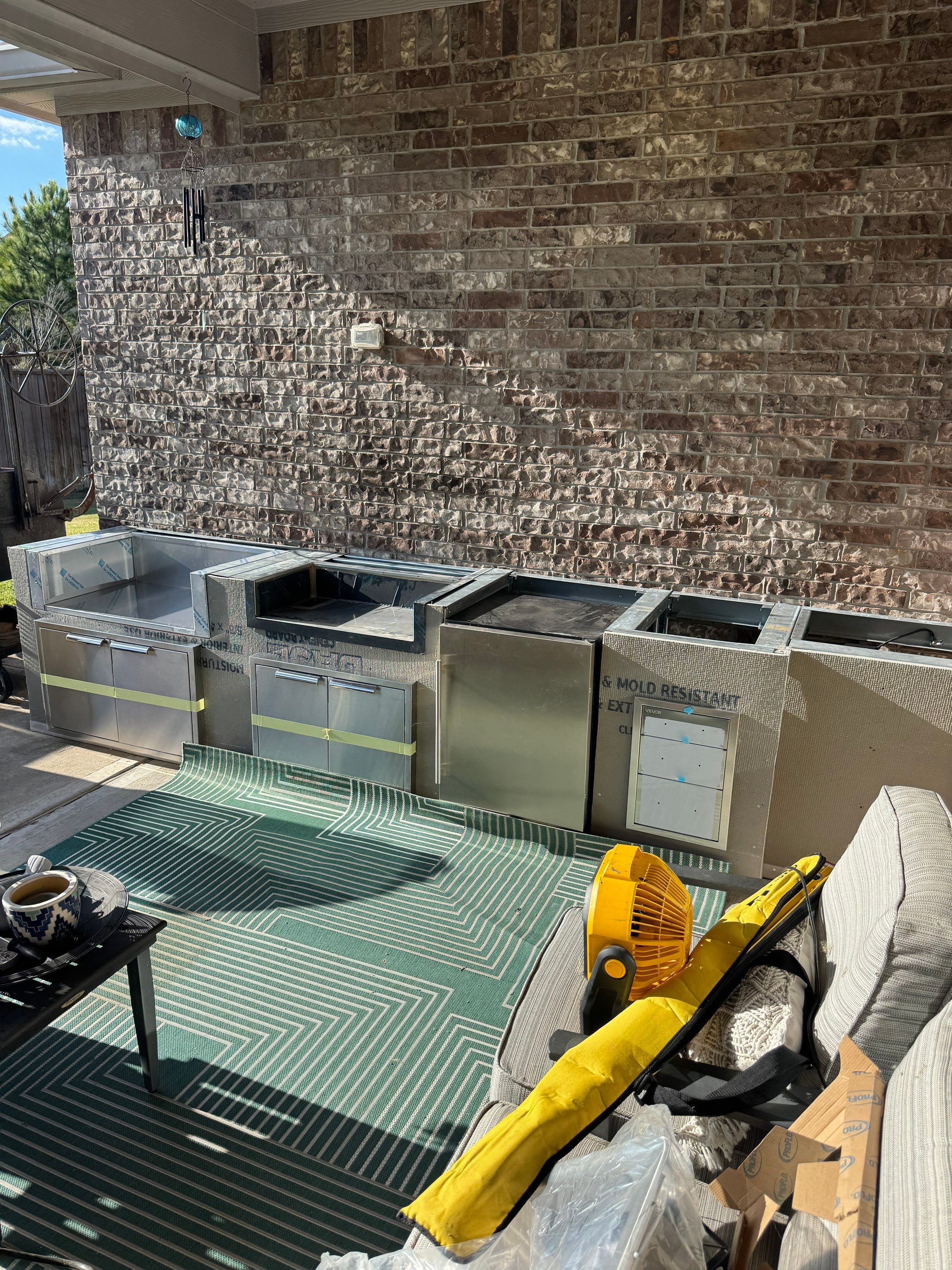No problem! You can adjust the name to: "Tomball Outdoor Kitchen: Stucco on a Solid Frame. by Apex Conventional Stucco Llc