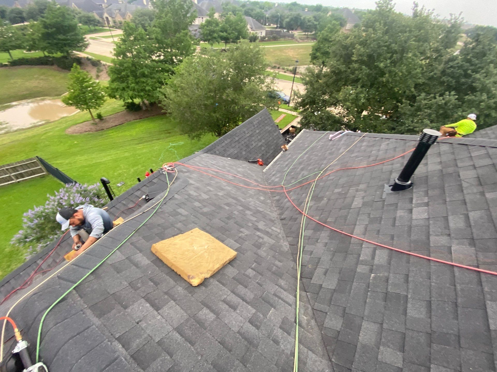 Residential Roofing Installation using Owen's Corning Duration (Lifetime) Shingles by Roof Repair Company