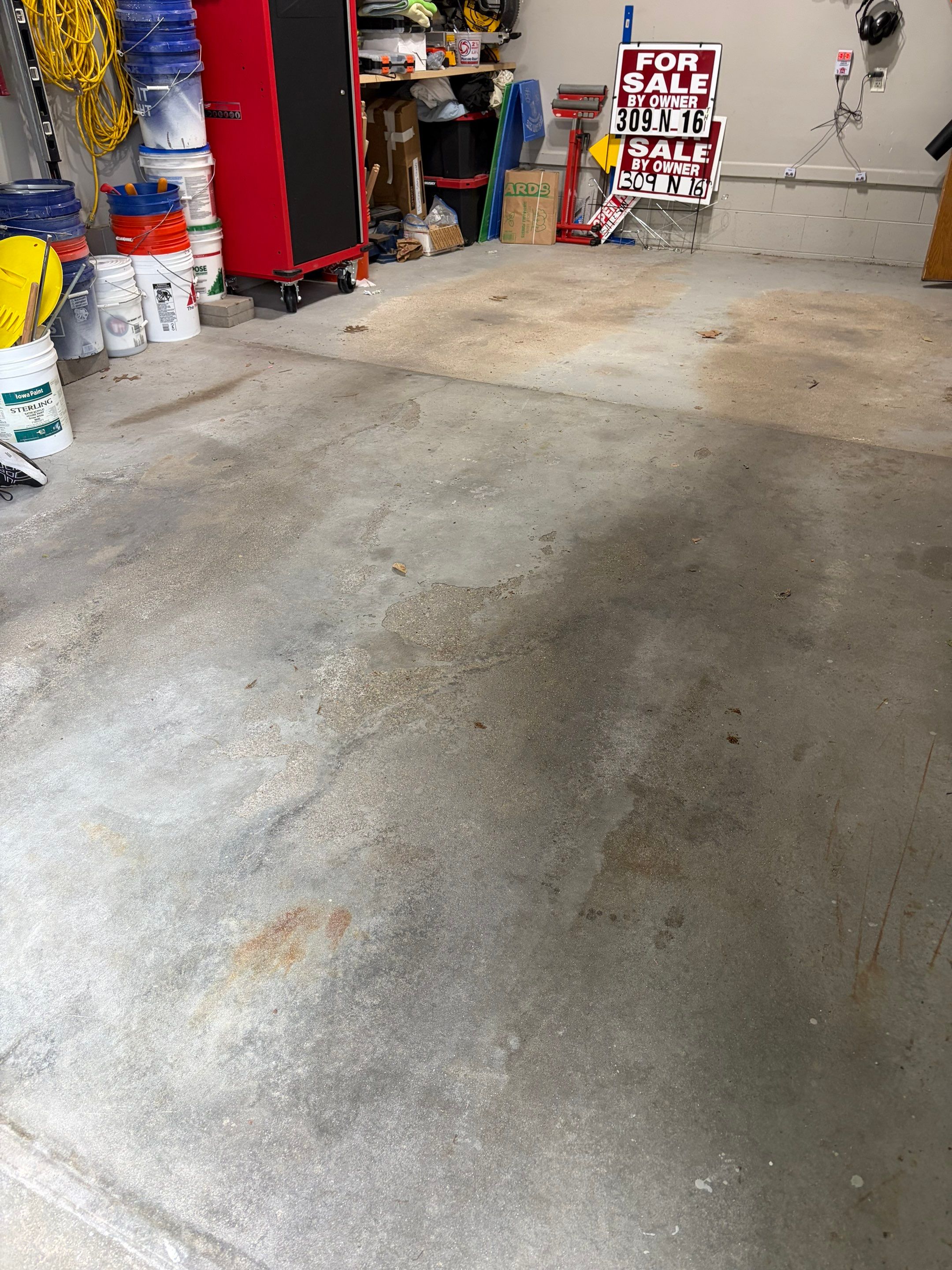 Multi-Phase Epoxy Floor Coating for Omaha Residential Garage by Granite Garage Floors