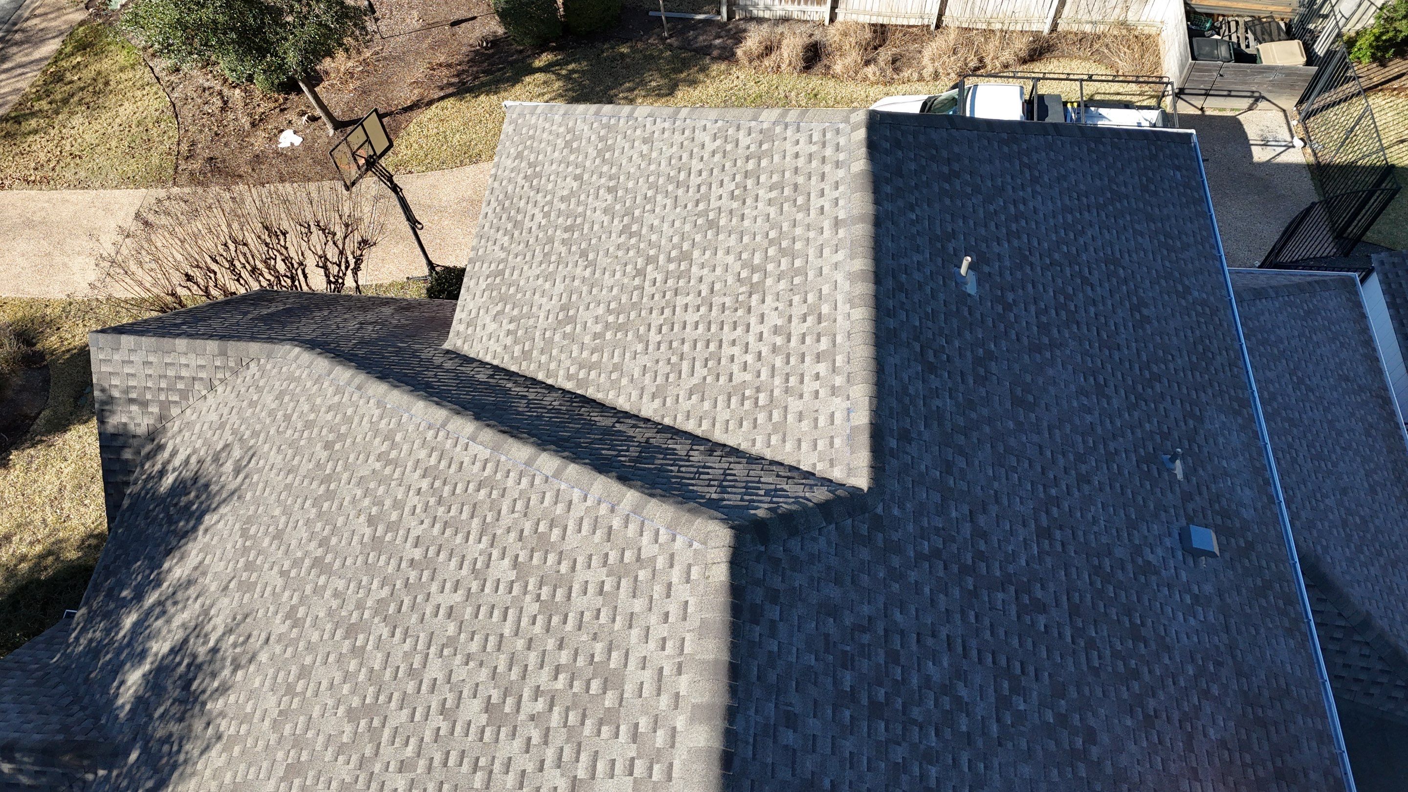 Residential Roof Replacement using GAF - Armorshield ll - Weathered Wood by Action Exteriors Austin