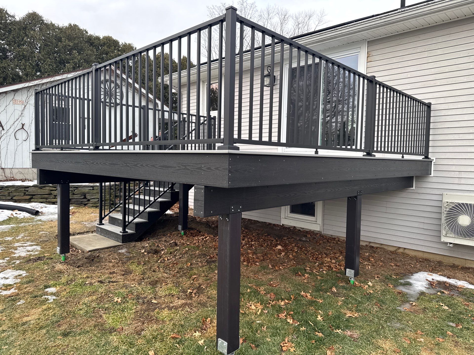 Kitchen Remodel & Deck Installation using Owen Corning Composite Framing Lumber by Chagnon Building & Remodeling LLC