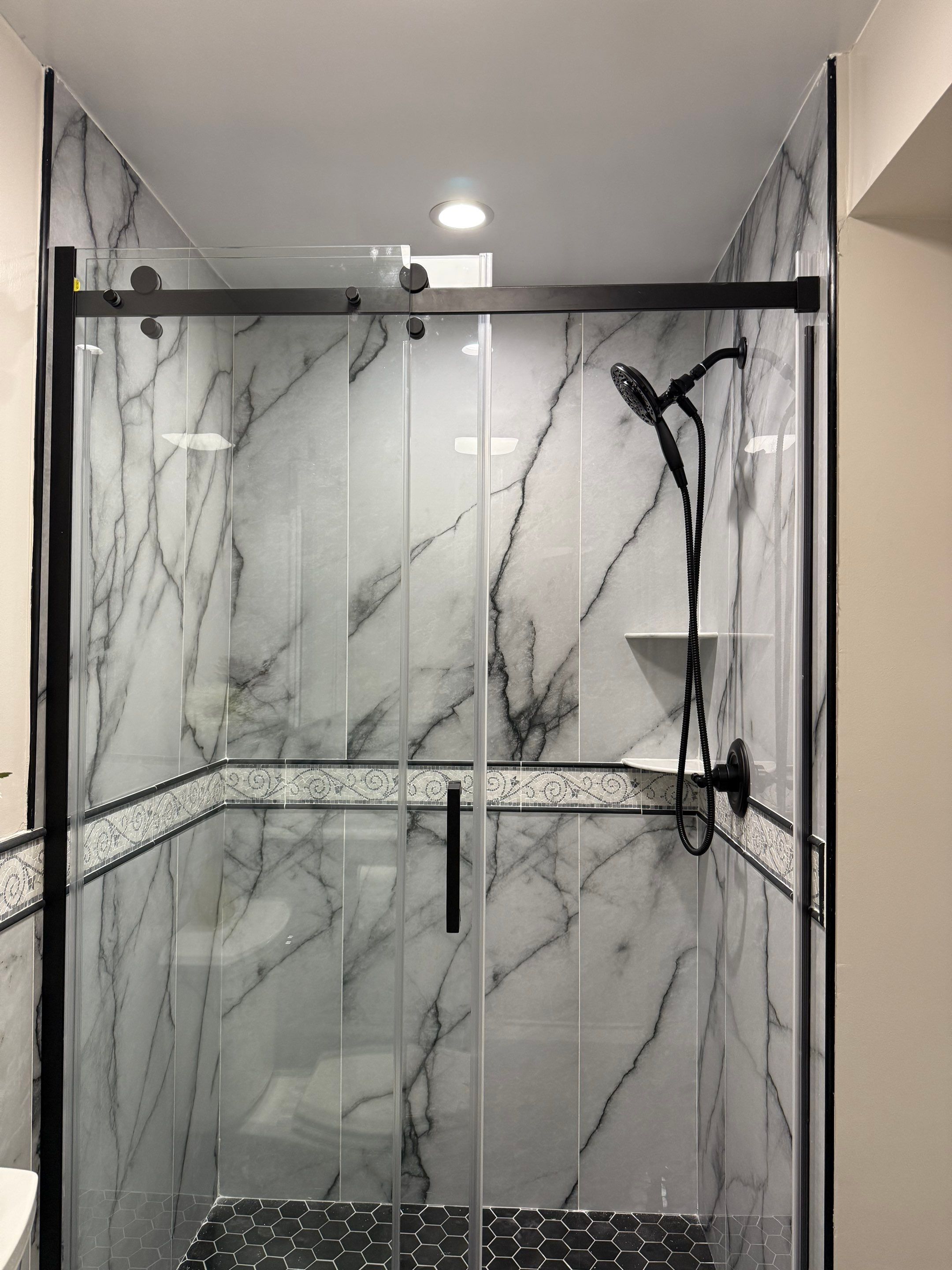 kitchenette and full bathroom  by Jesus Master Handyman LLC 