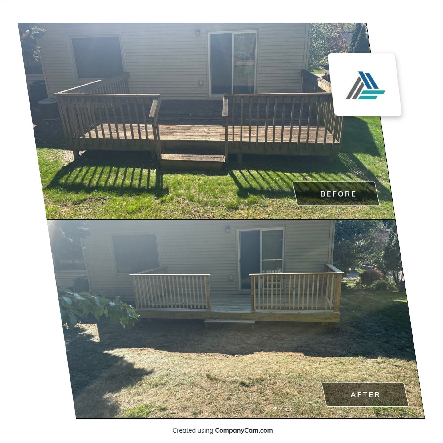 Custom Pressure-Treated Wood Deck Replacement in Lansing by Acme Exteriors