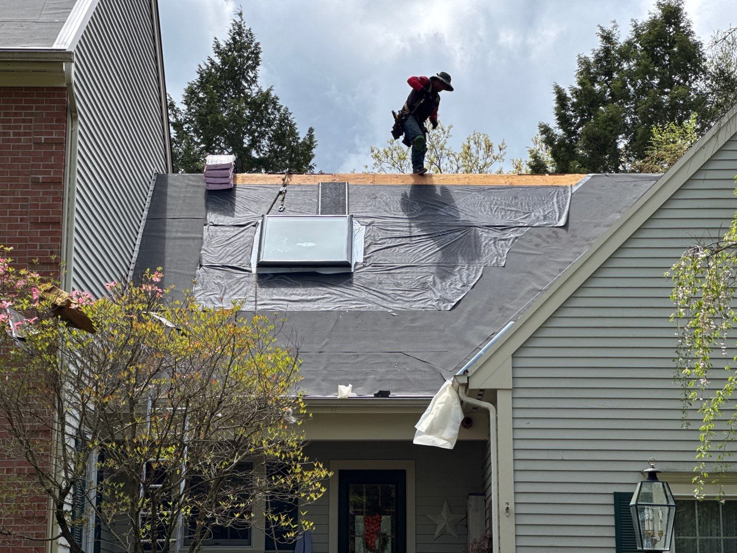 Veterans Helping Veterans – Full Roof Transformation with Owens Corning Driftwood! by Sensible Home Solutions