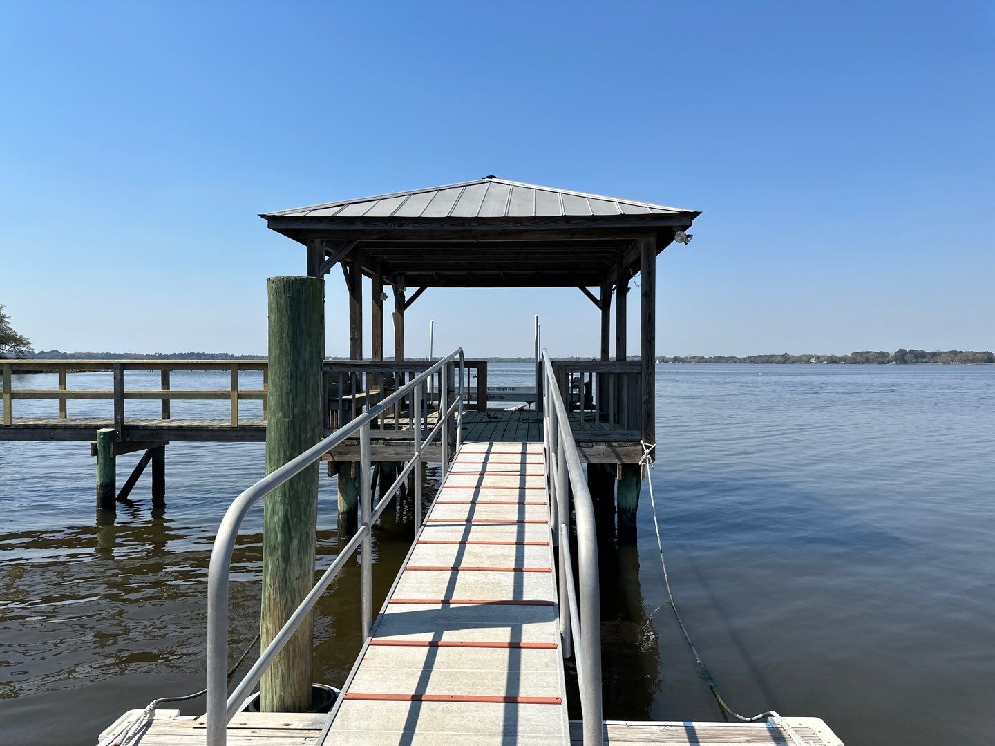 Dock using Wood Sealant by DuraSeal