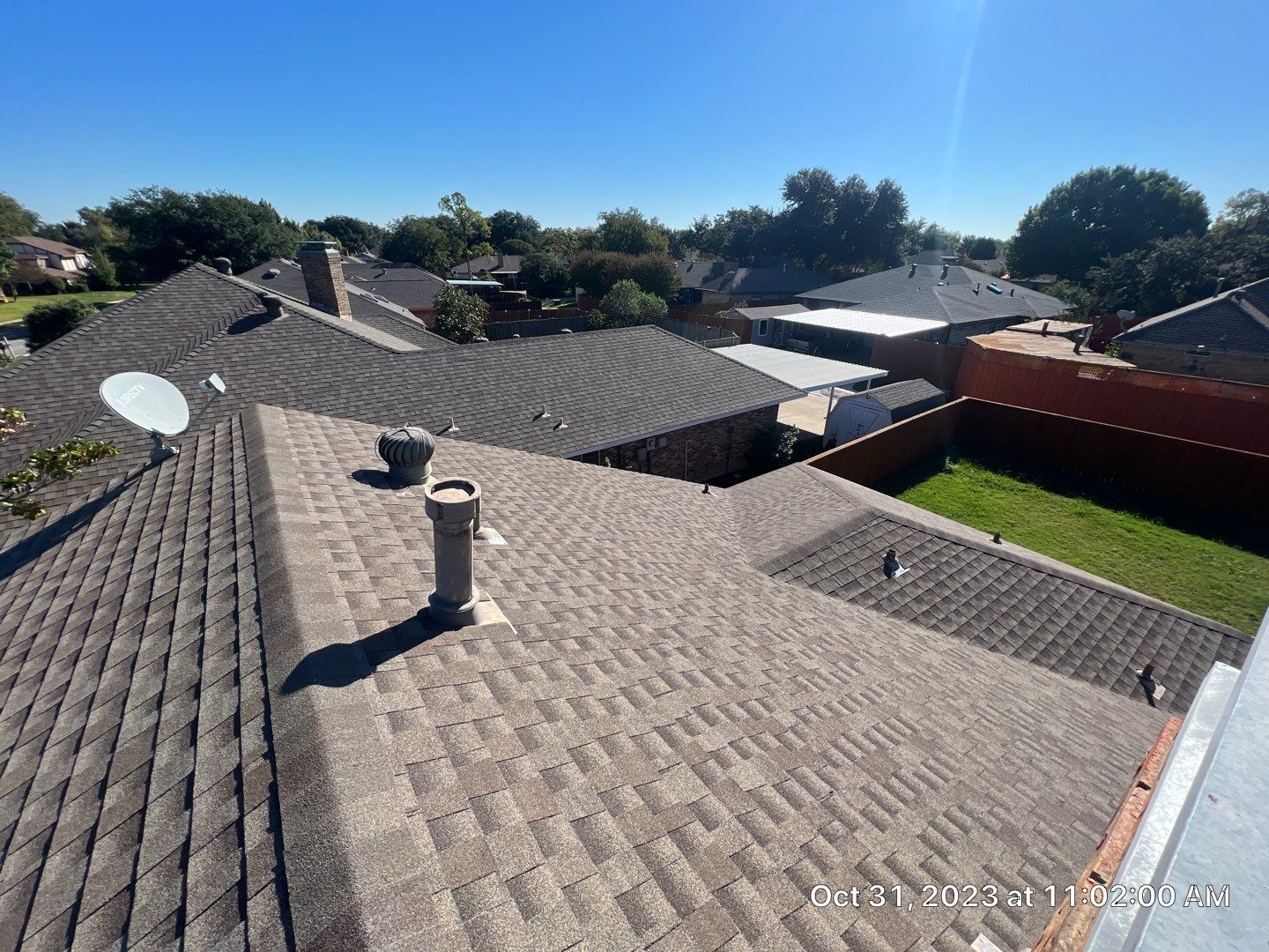 Residential Roofing Installation using IKO Dynasty class 3 hail resistant shingles by Becker Roofing and Exteriors