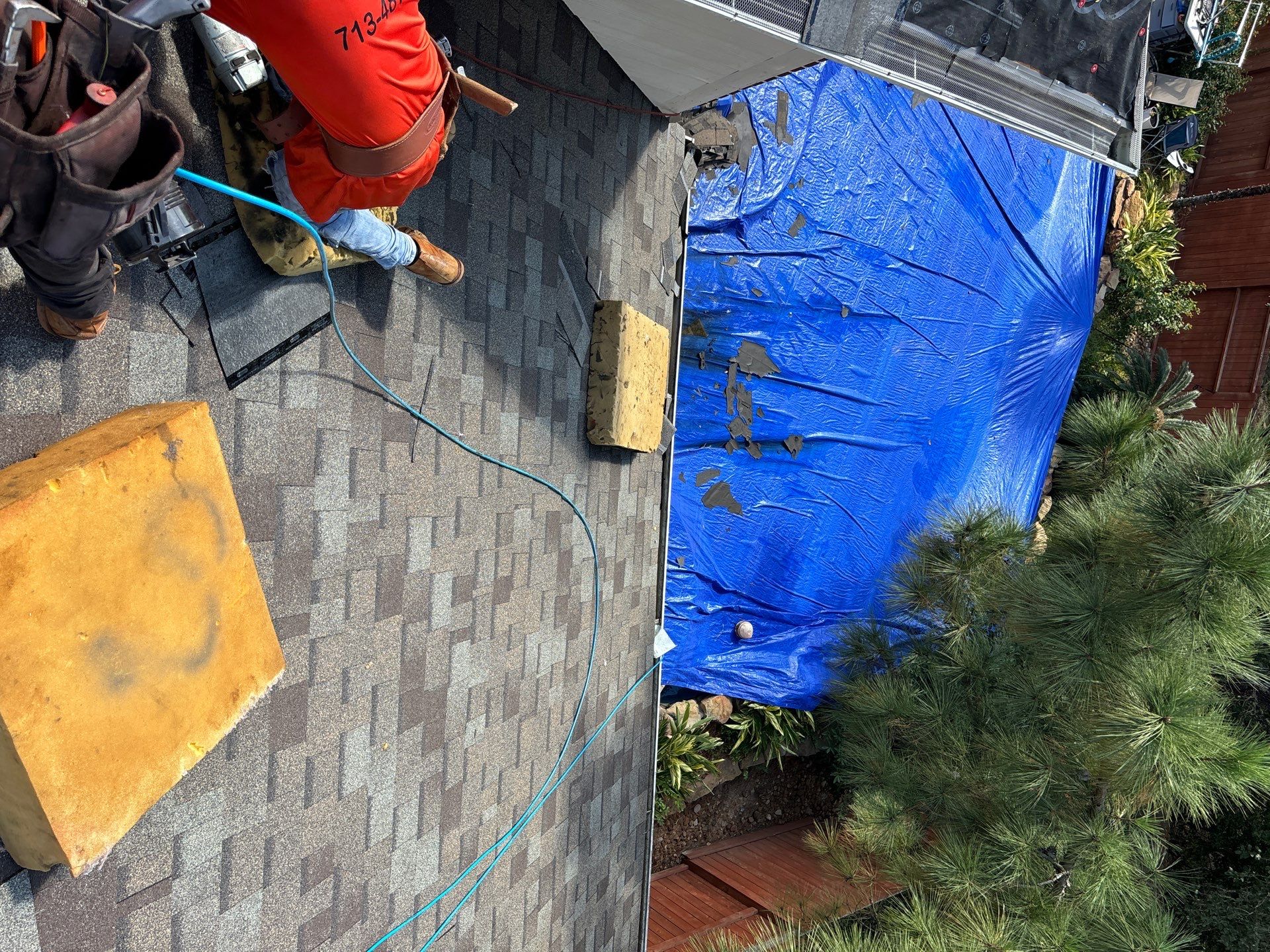 Residential Roofing Installation using Owen's Corning Duration (Lifetime) Shingles by Roof Repair Company