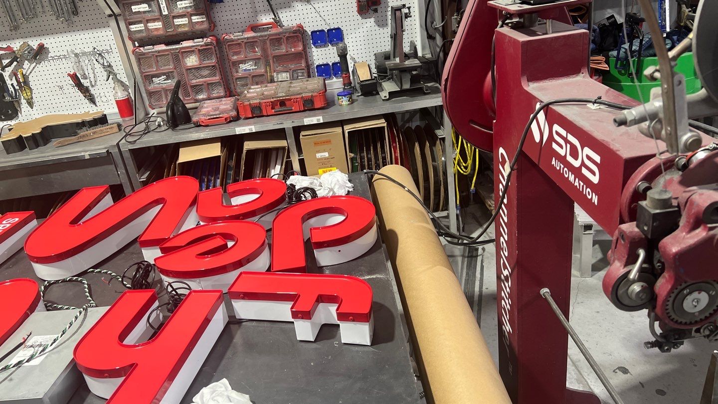 Channel Letters for Safe Ship by SignCrafters