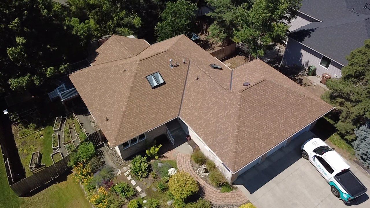 Architectural Shingle Roof Replacement and Skylight Installation N F St Spokane, WA 99208 The Denali System - 5-Star SureStart PLUS Coverage - CertainTeed Landmark® Shingle- Resawn Shake by Alpine Roofing