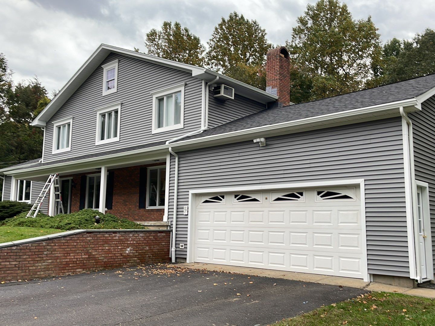 Residential Roofing Installation using Owens Corning TruDefinition Duration AR - Onyx Black & New Siding Using Mainstreet Charcoal Gray by A Plus Exterior
