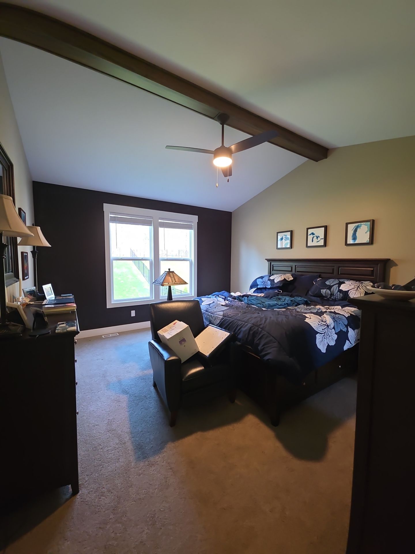 Interior Painting and Two-Story Accent Wall Transformation in Grand Haven by Gordon Painting