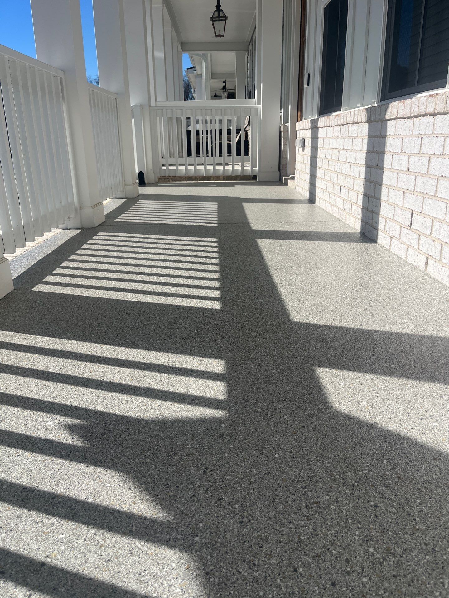 Patio Floor Coating using Quartzite by My Garage Floor Guys