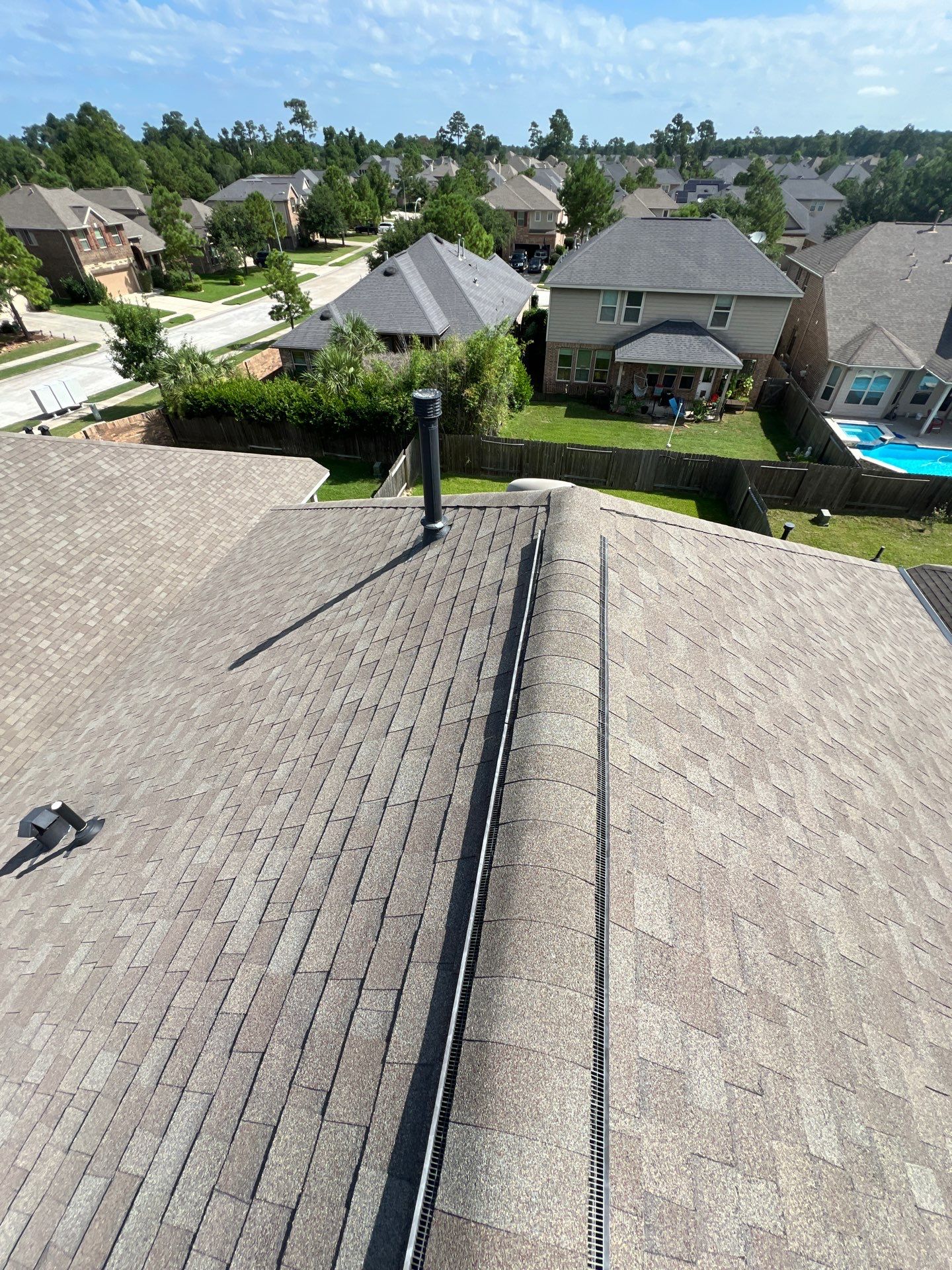 Hail Damage using Owen's Corning Duration (Lifetime) Shingles by Roof Repair Company