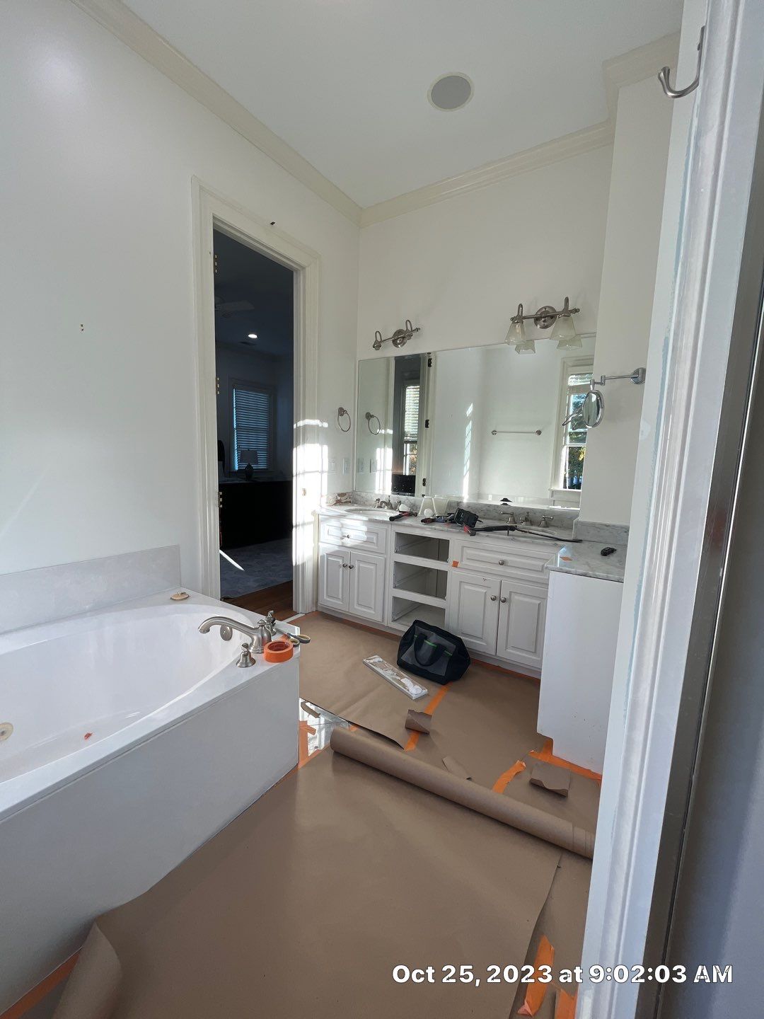 Geaux2Guy Creates a Spa-Like Master Bathroom Retreat in Columbia, SC by Thompson Industrial