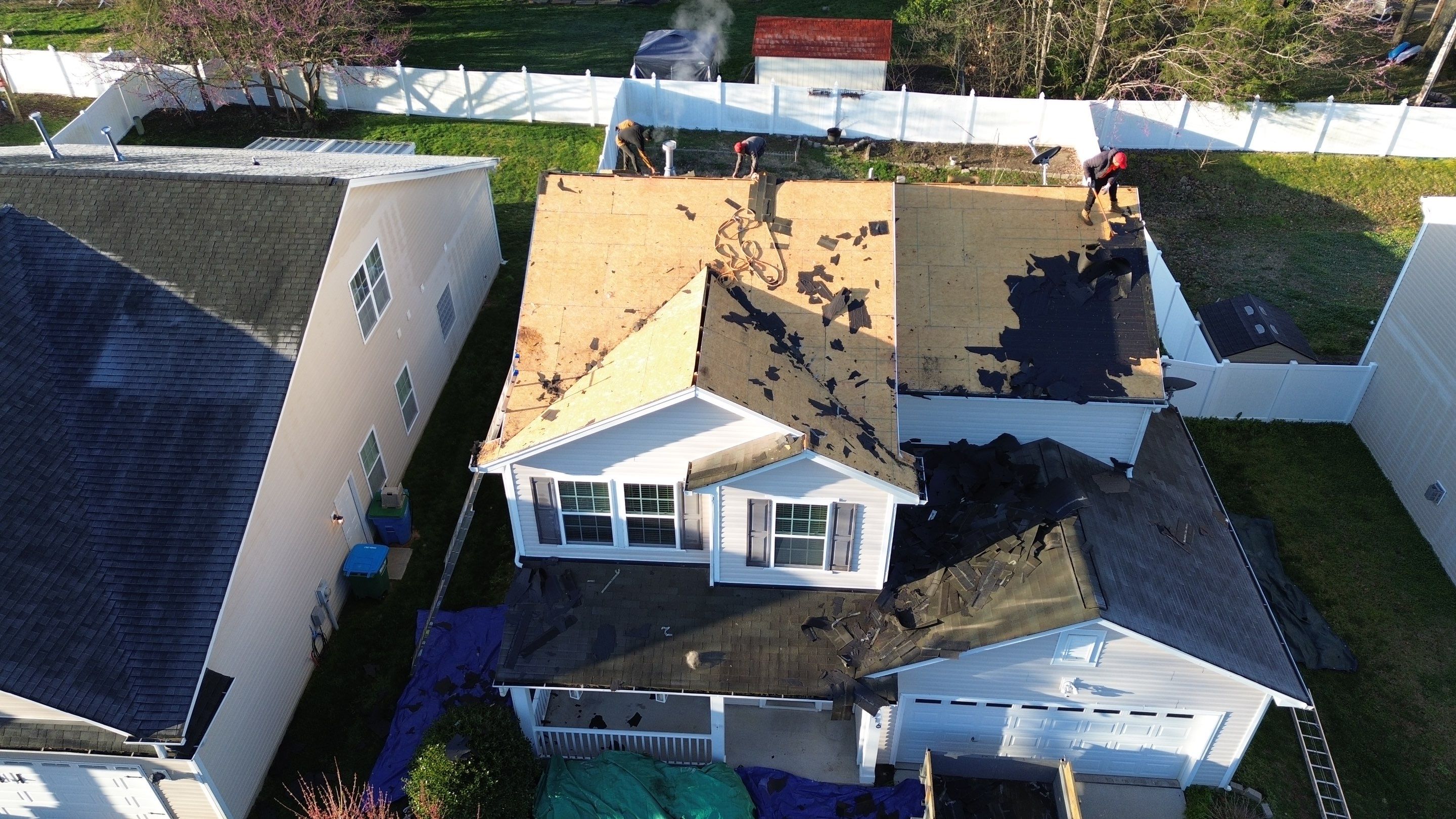 Roof replacement by hail damage by Just Brilliant Restoration JBR