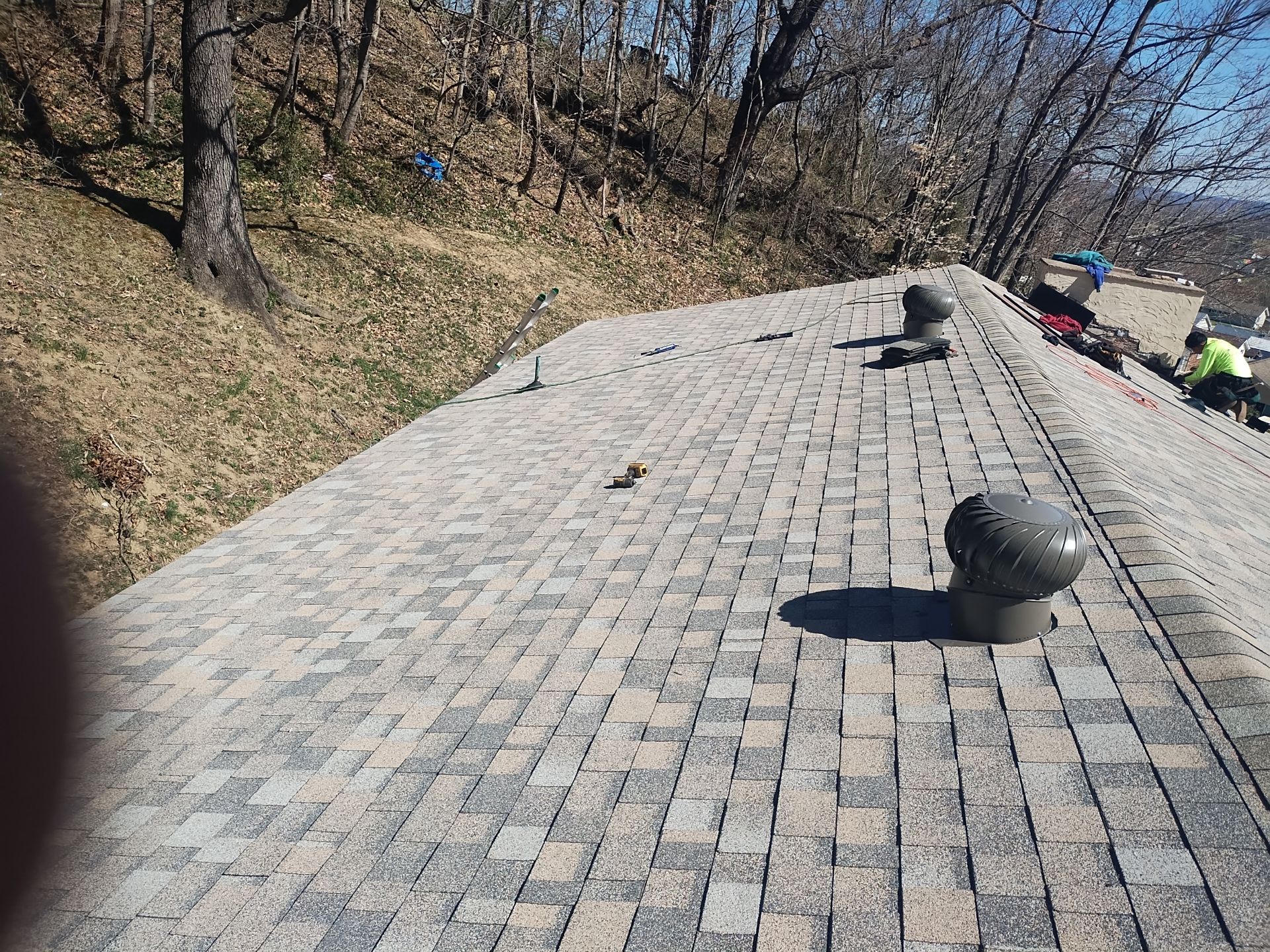 Residential Roofing Installation using Performance Shingles by Mr. Roofer